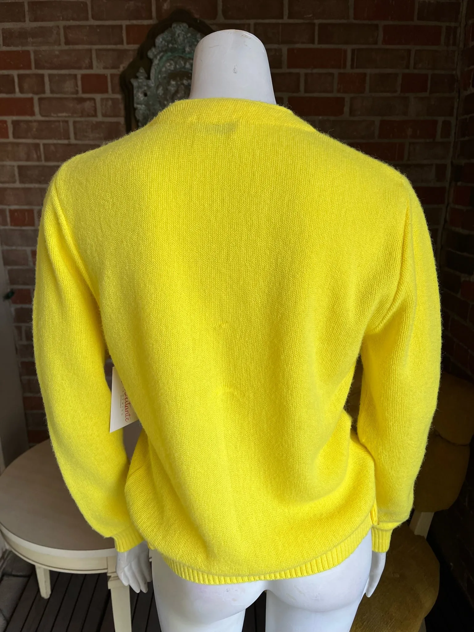1960s Haymaker Lacoste Yellow Cardigan