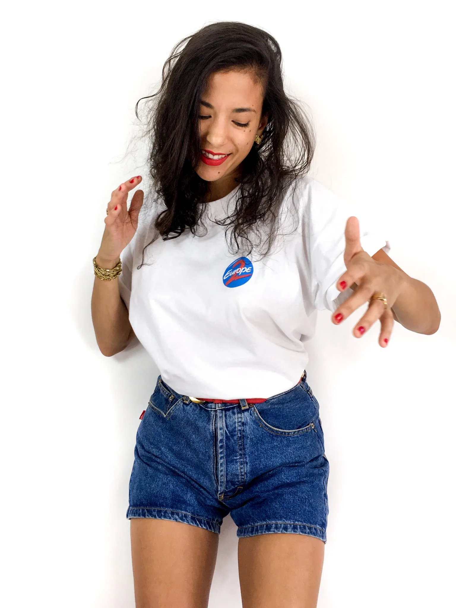 90s vintage "Europe 2" cotton t-shirt