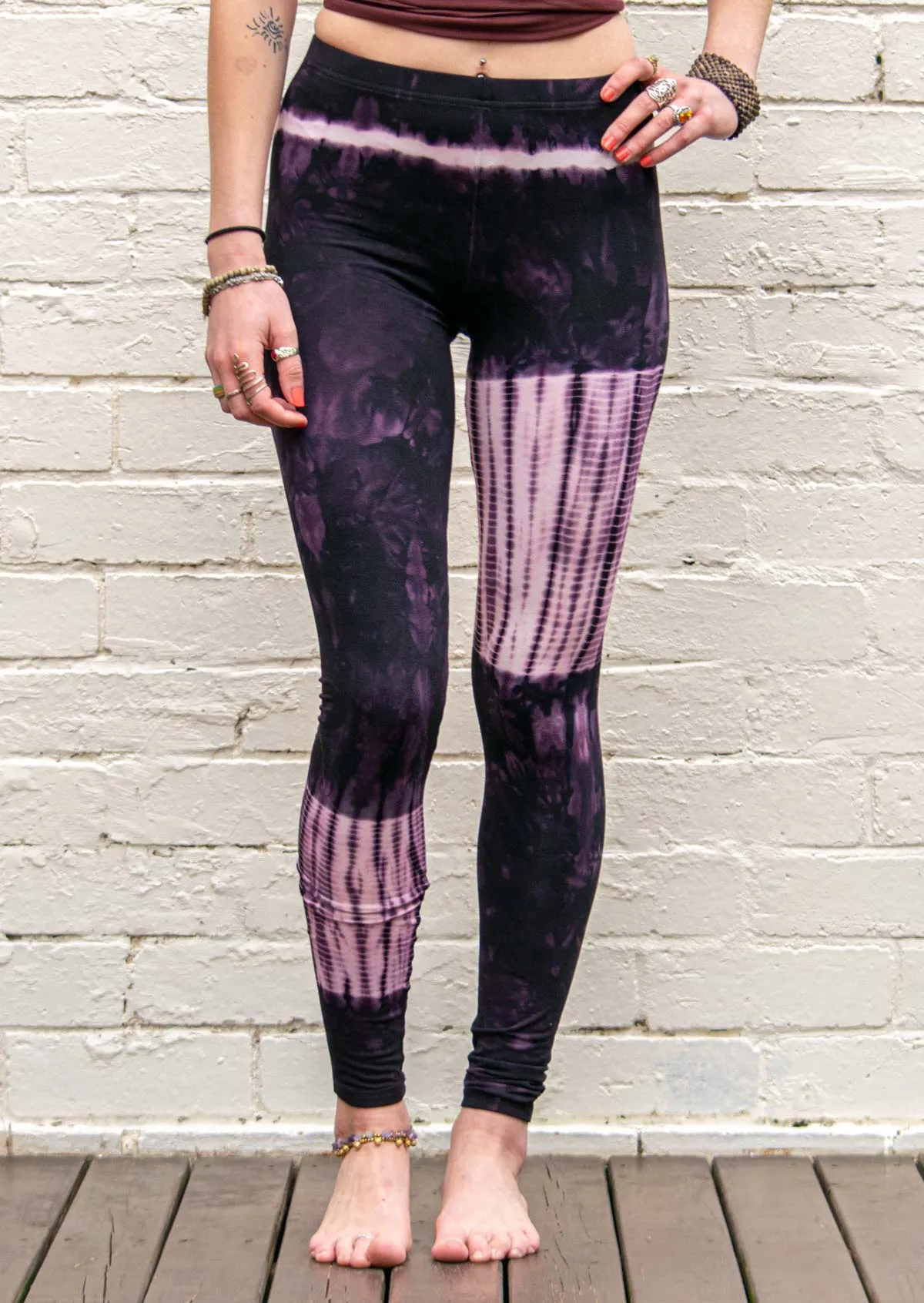 Amethyst Ombre Tie Dye Leggings
