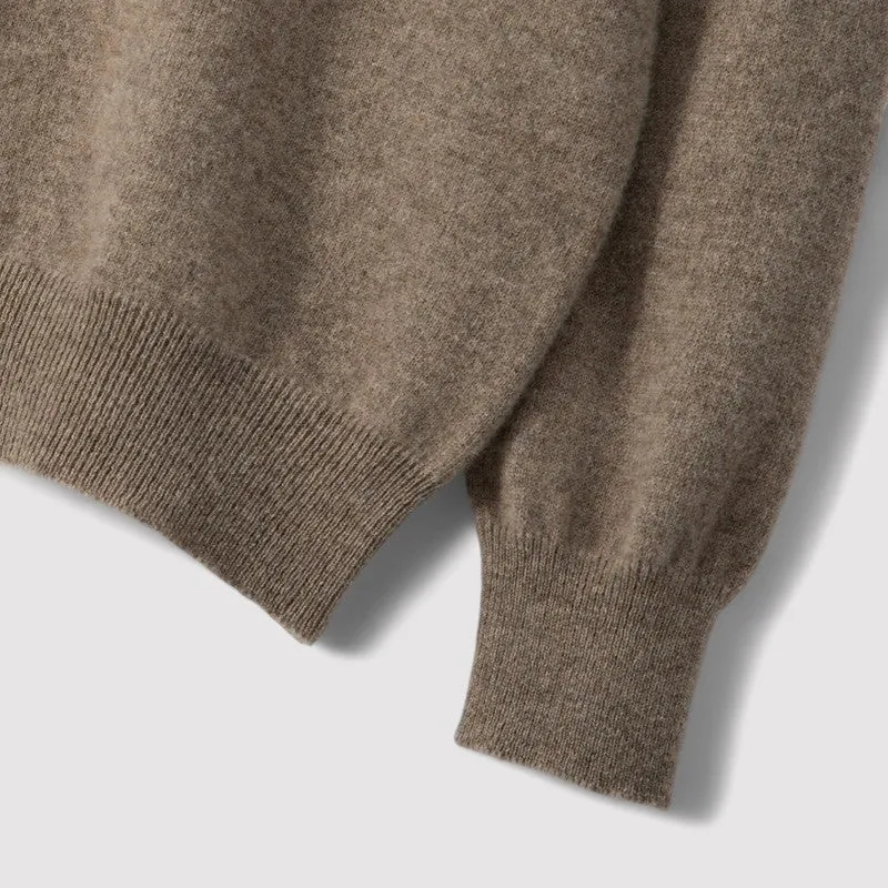 Ancien | Cashmere Half Zip Sweater