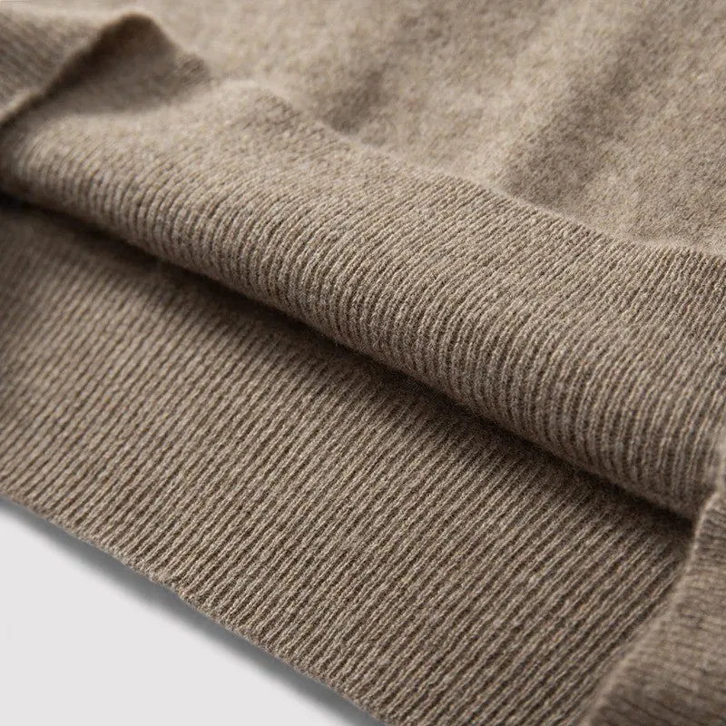 Ancien | Cashmere Half Zip Sweater
