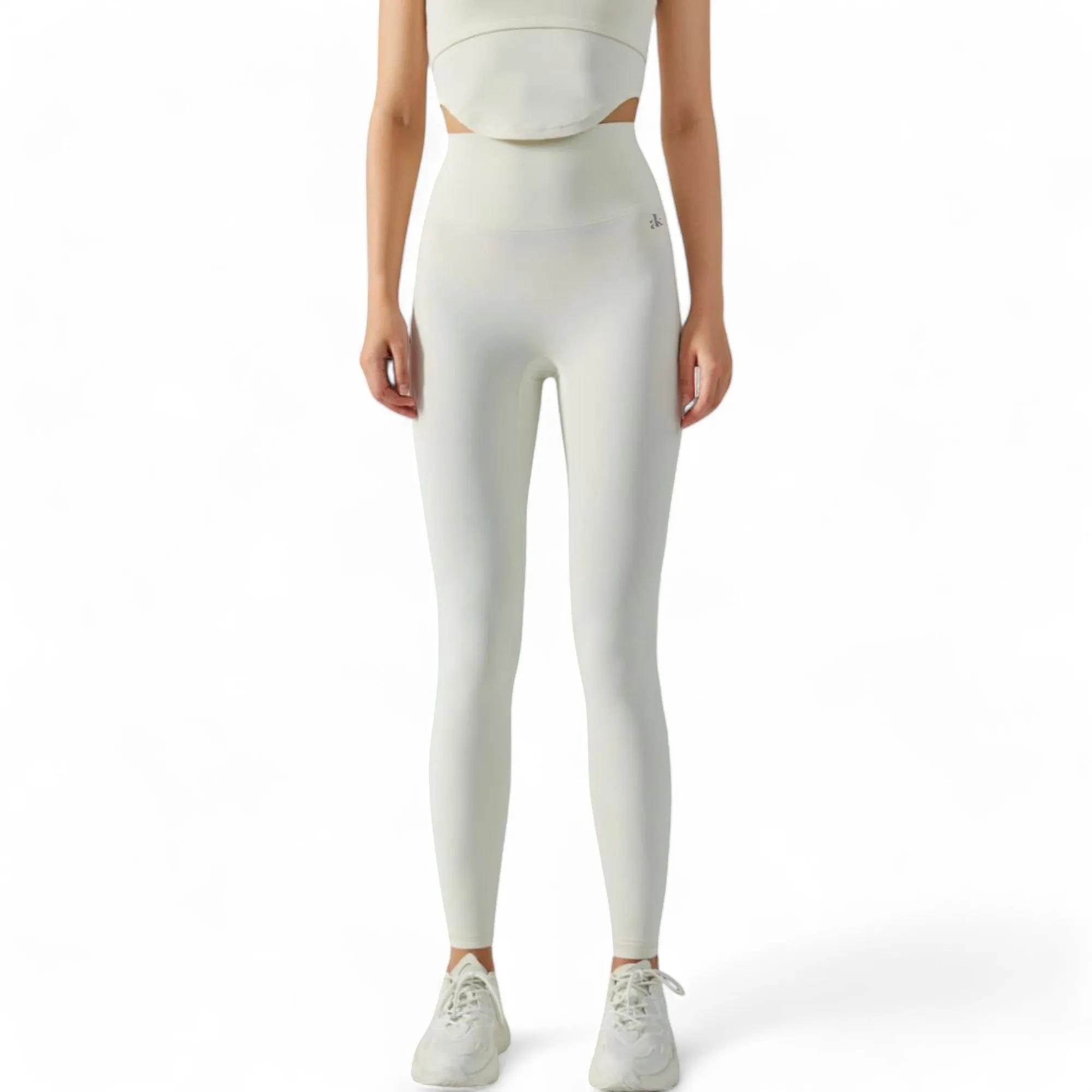 Anna-Kaci Women's High Waist Ribbed Texture Seamless Leggings