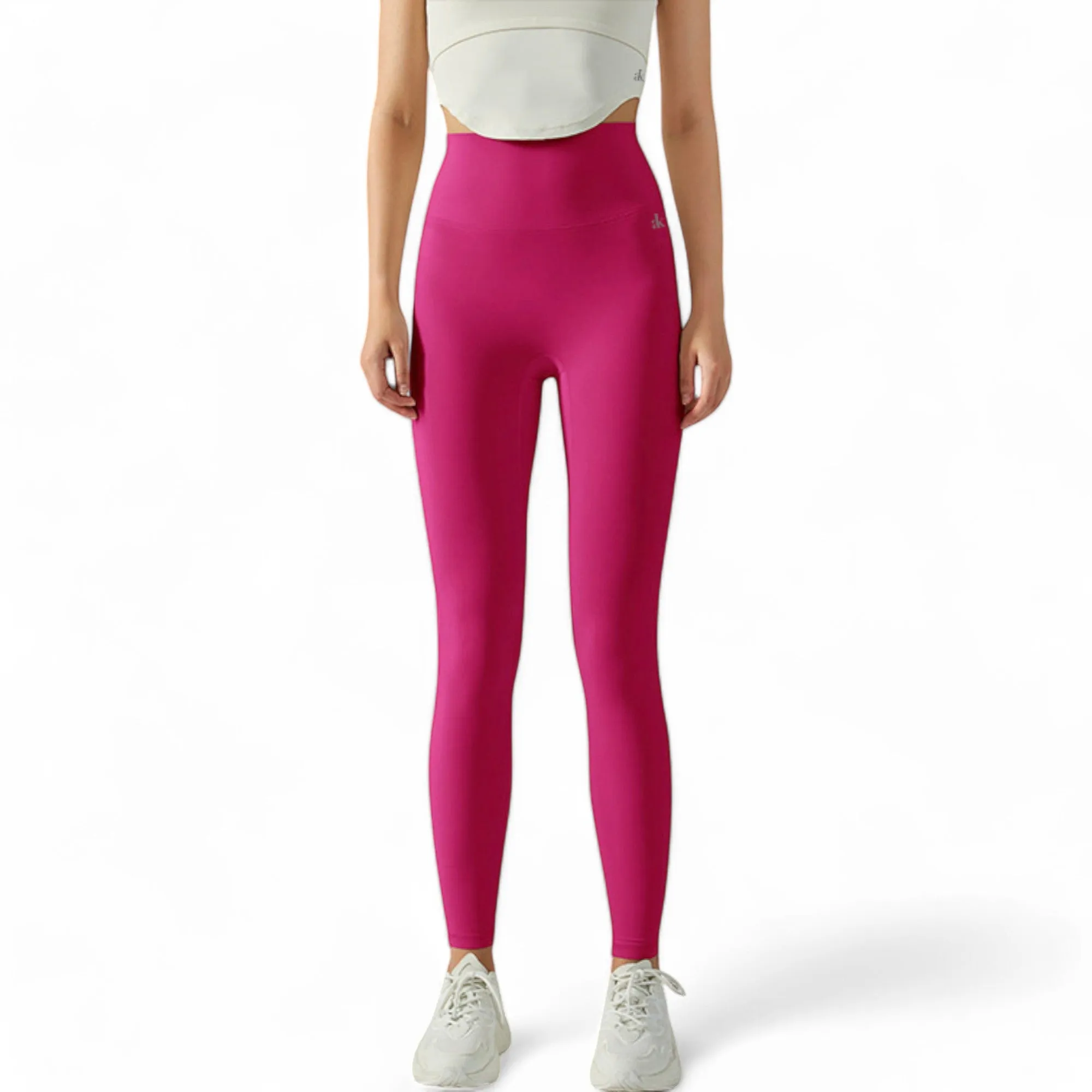 Anna-Kaci Women's High Waist Ribbed Texture Seamless Leggings