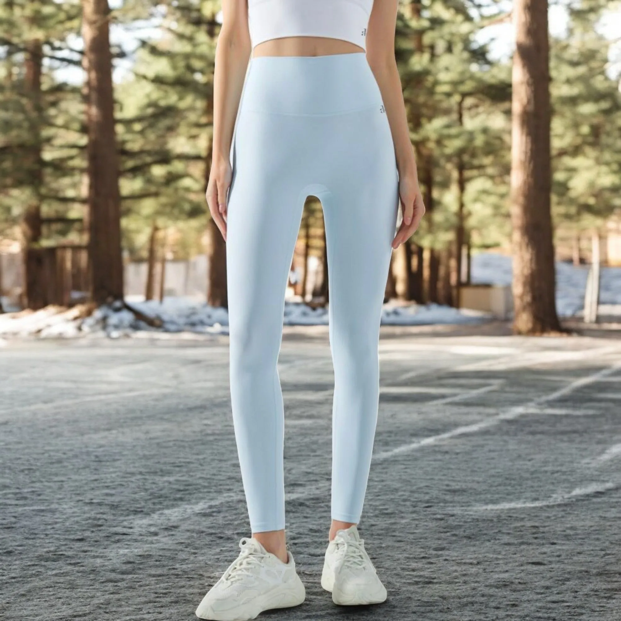 Anna-Kaci Women's High Waist Ribbed Texture Seamless Leggings