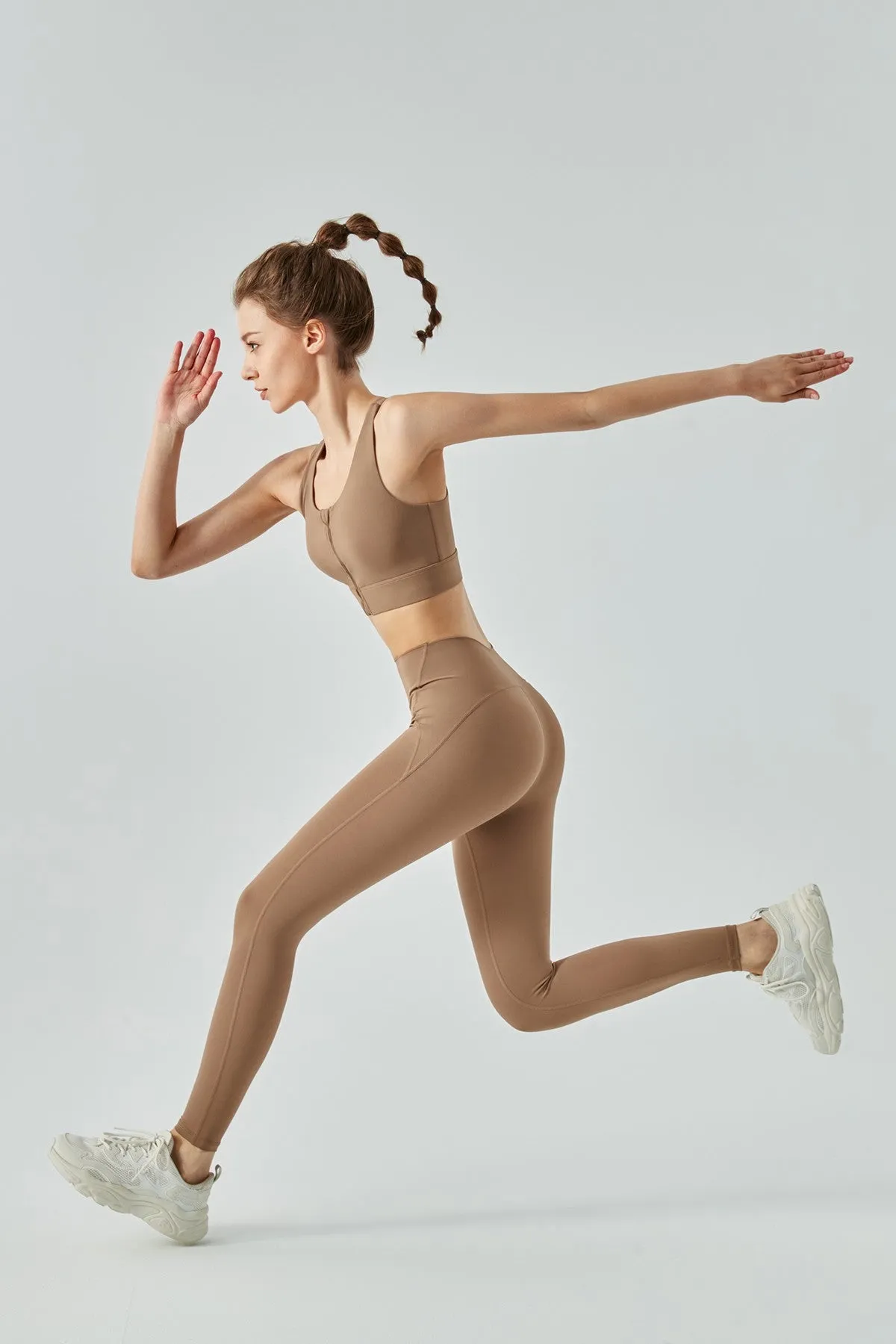 Anti Rolling-Up Yoga Leggings