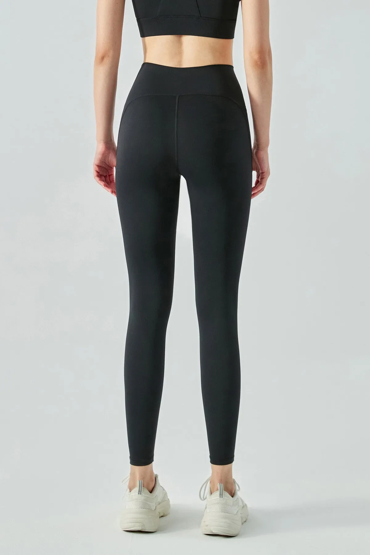 Anti Rolling-Up Yoga Leggings