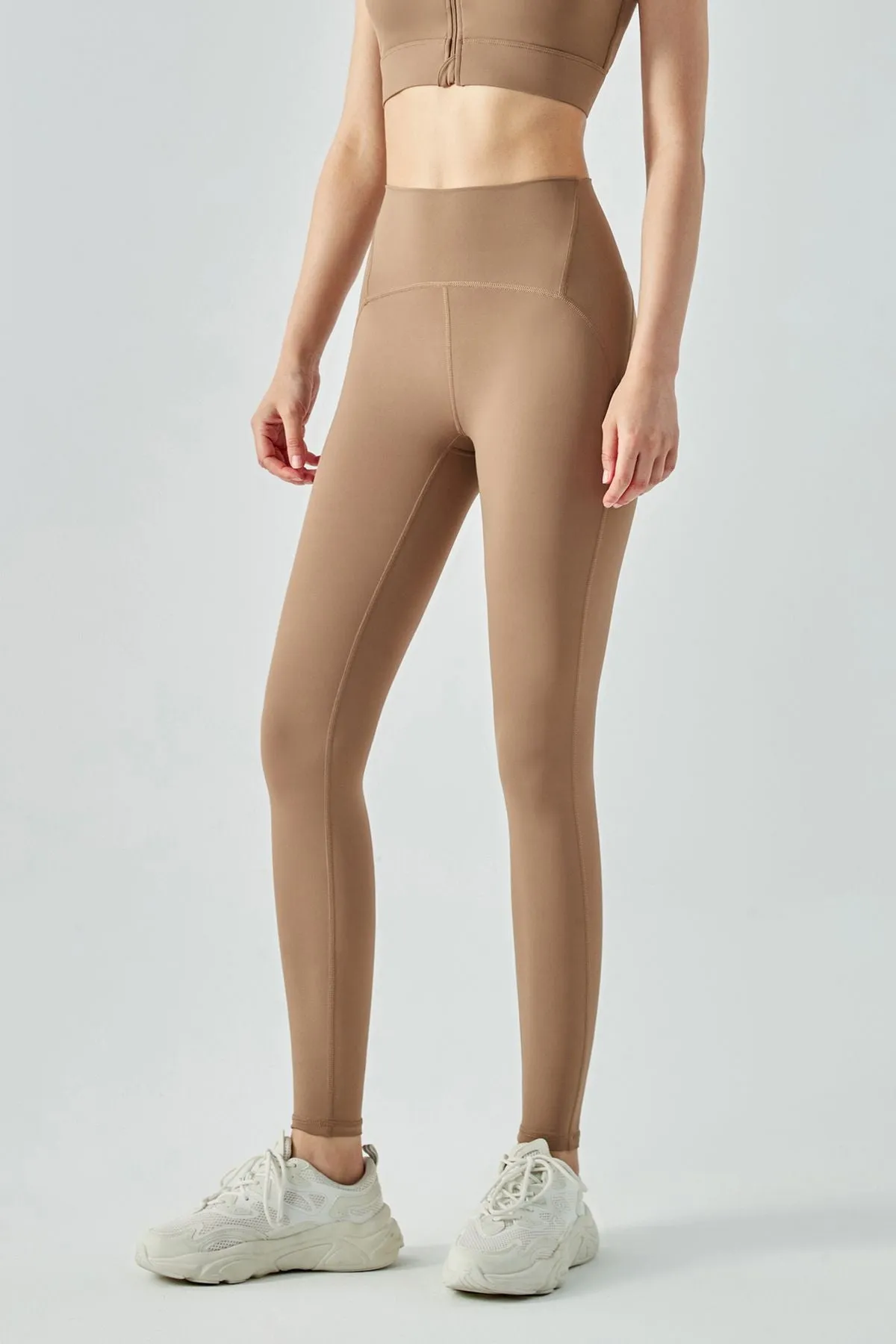 Anti Rolling-Up Yoga Leggings
