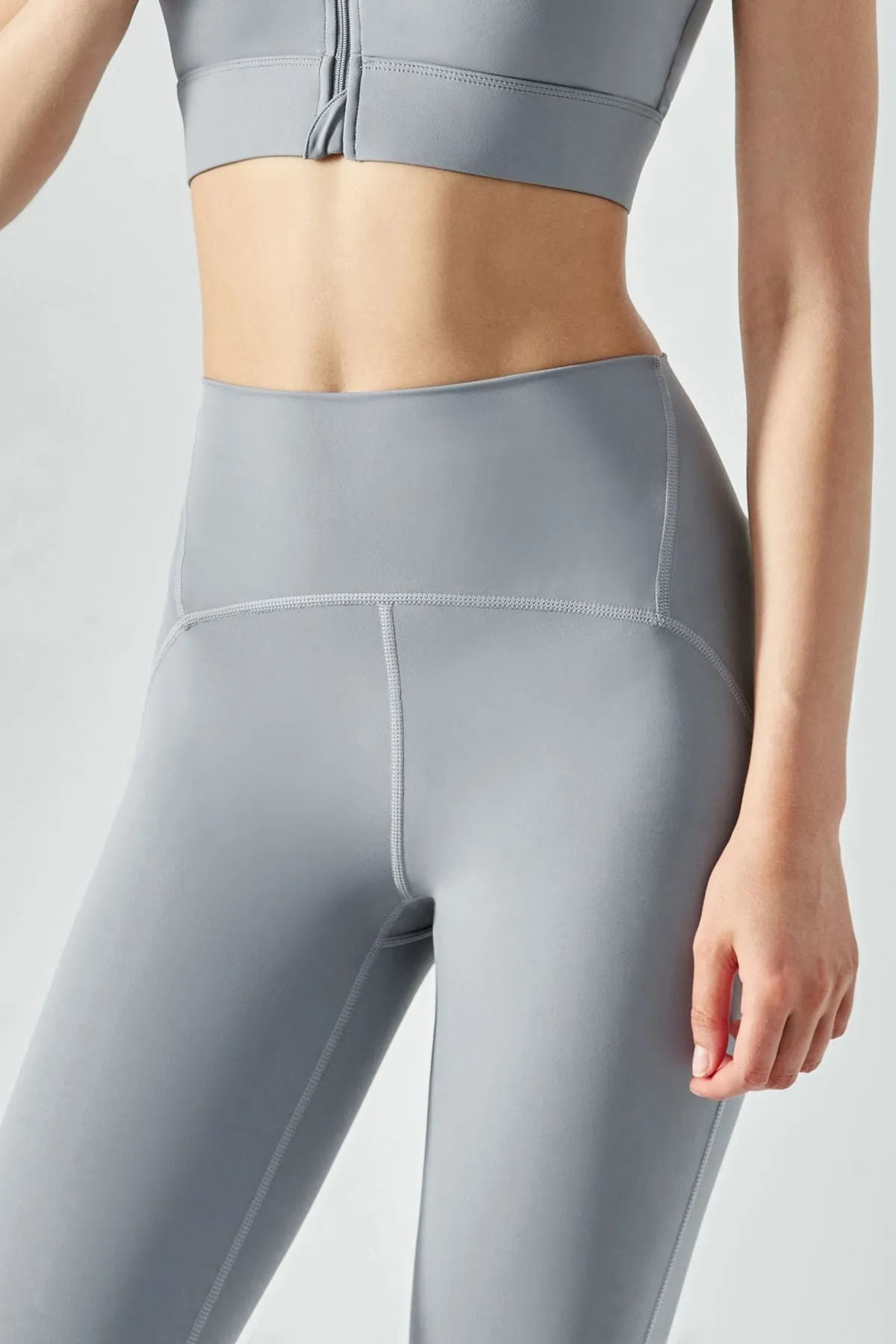 Anti Rolling-Up Yoga Leggings