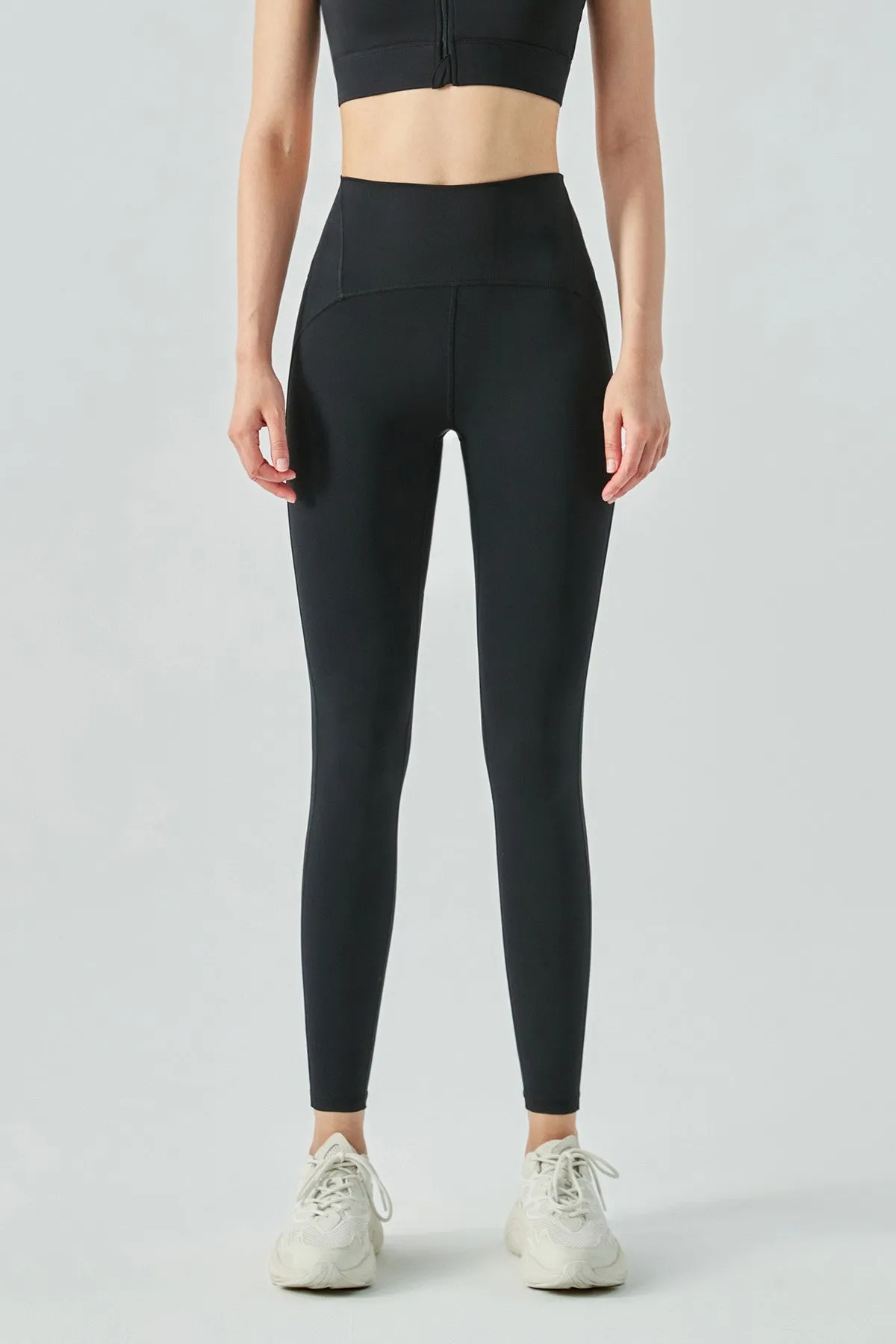 Anti Rolling-Up Yoga Leggings