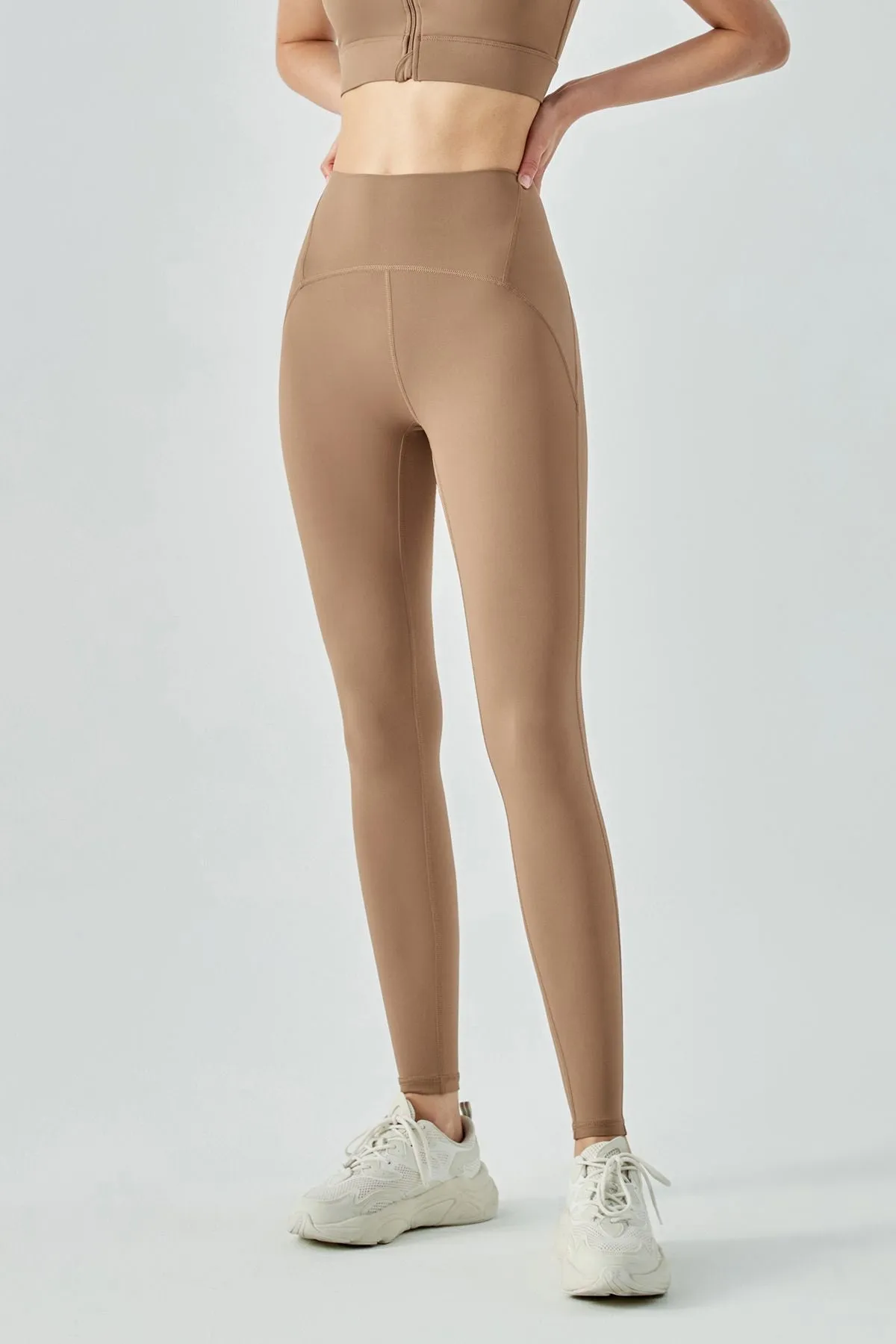 Anti Rolling-Up Yoga Leggings