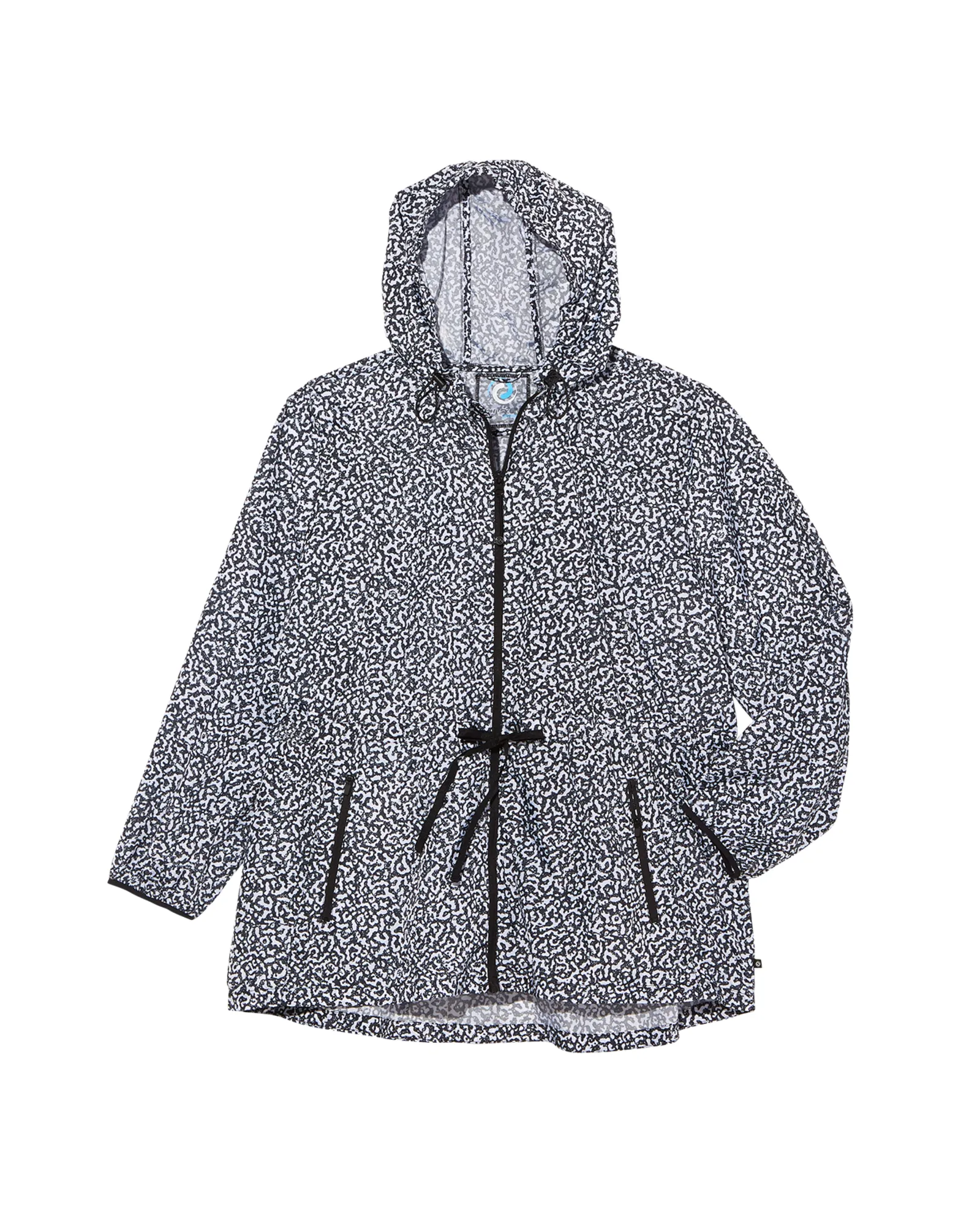 Apple Packable Jacket | Black / White