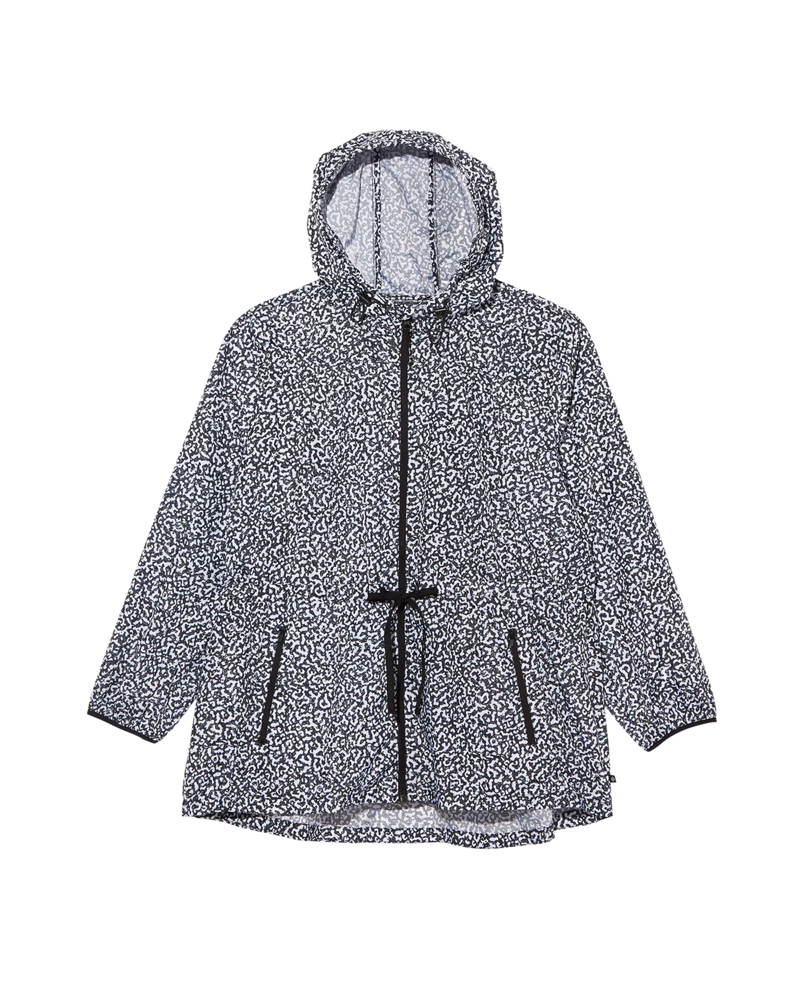 Apple Packable Jacket | Black / White