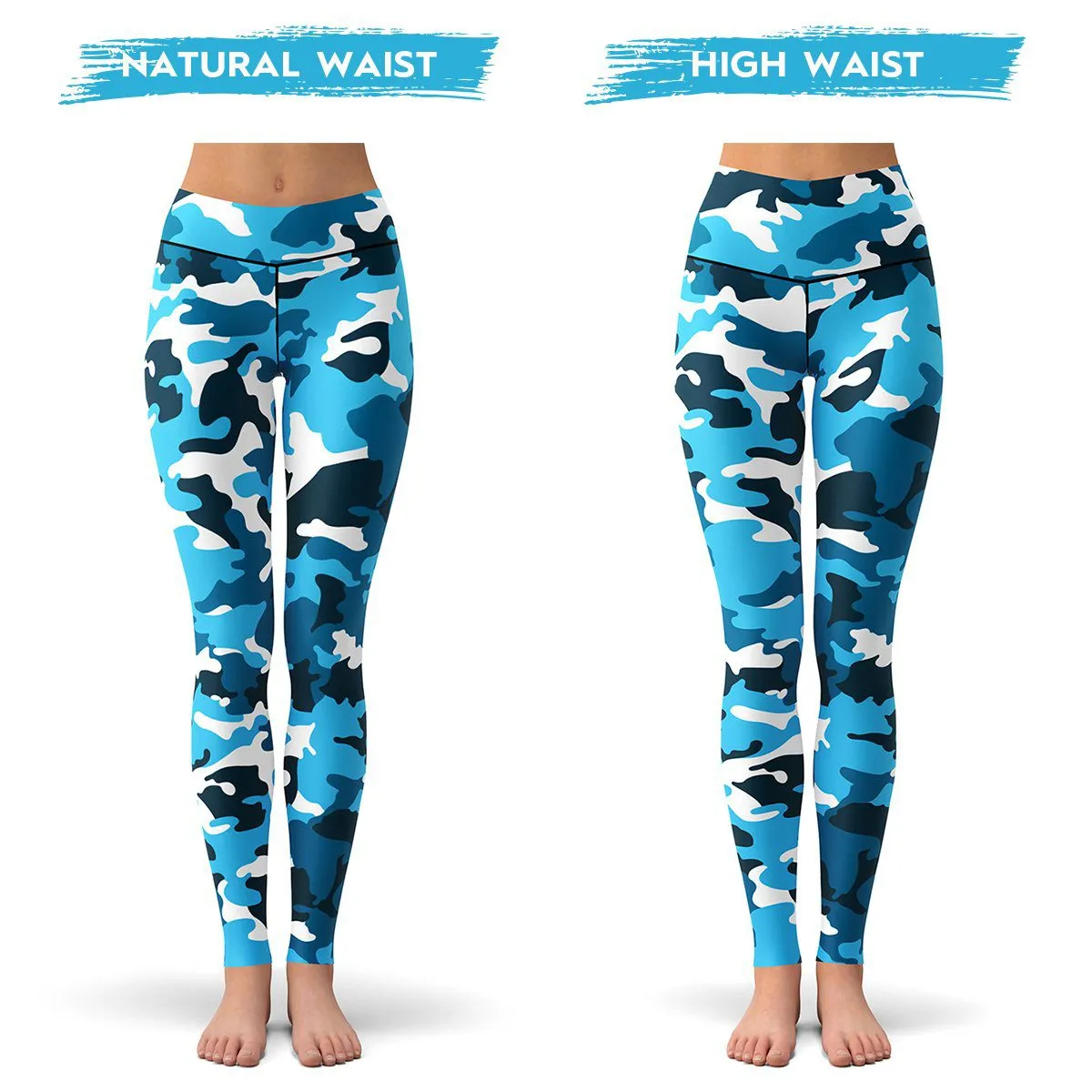 Aqua Camo Leggings