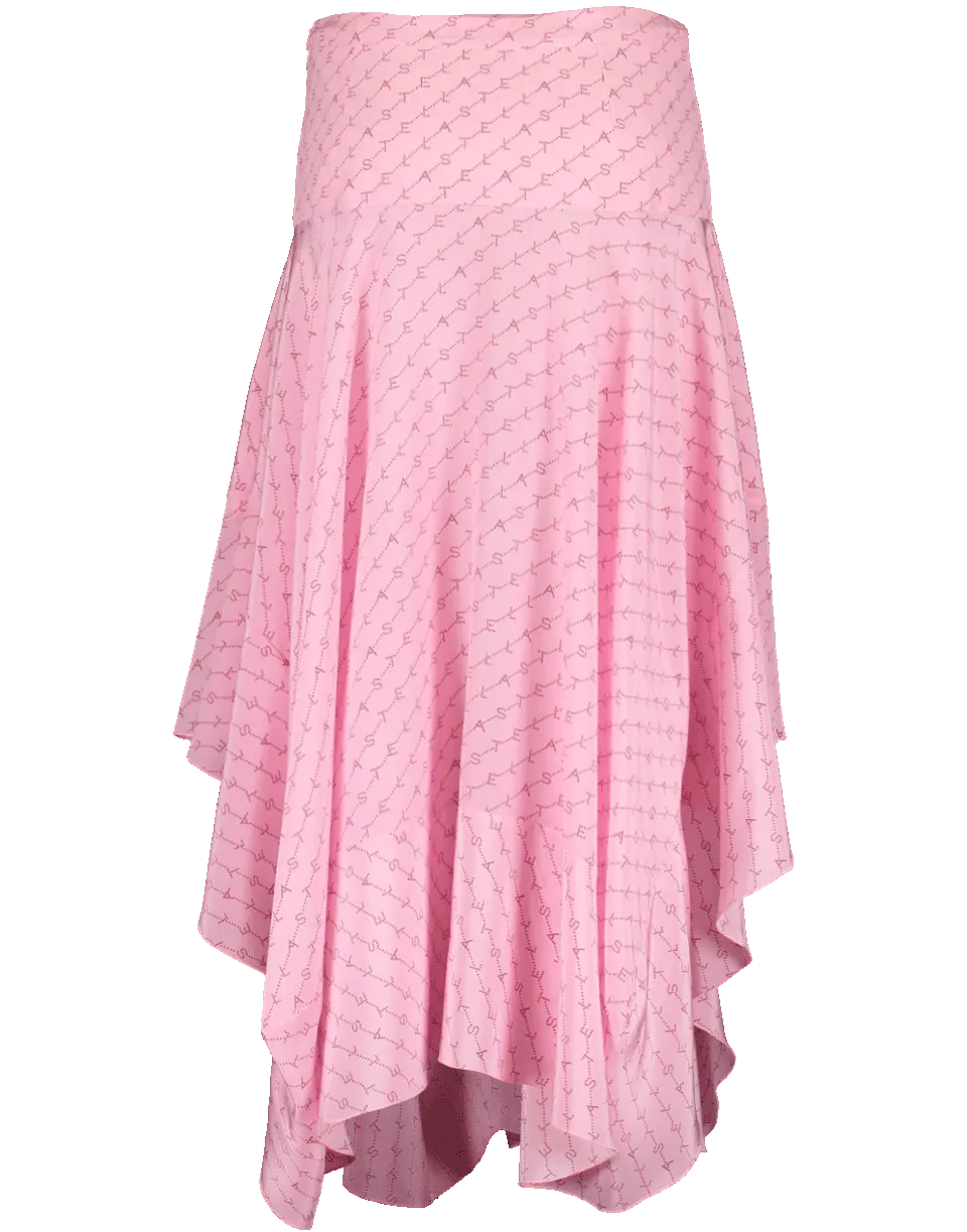 Asymmetrical Layered Poppy Skirt