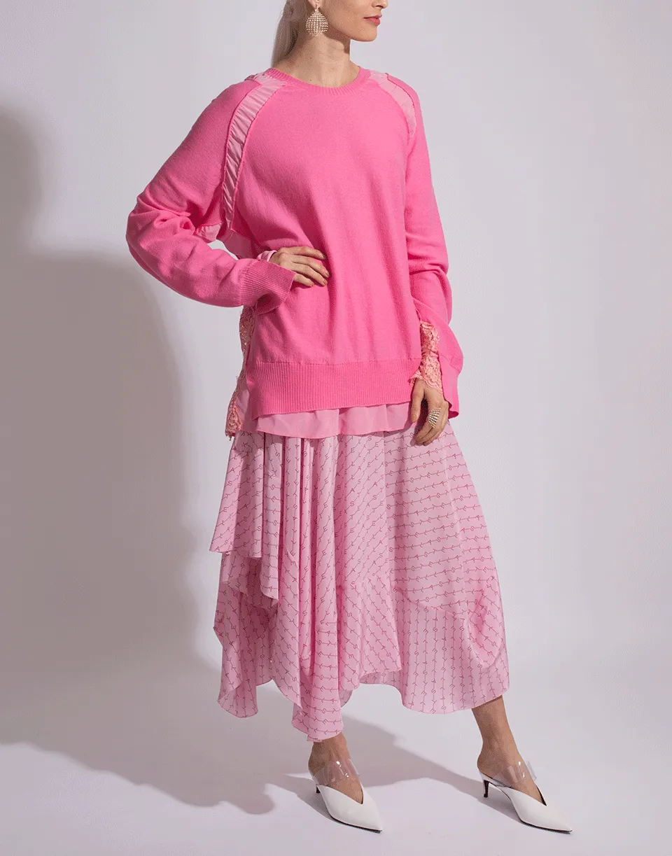 Asymmetrical Layered Poppy Skirt