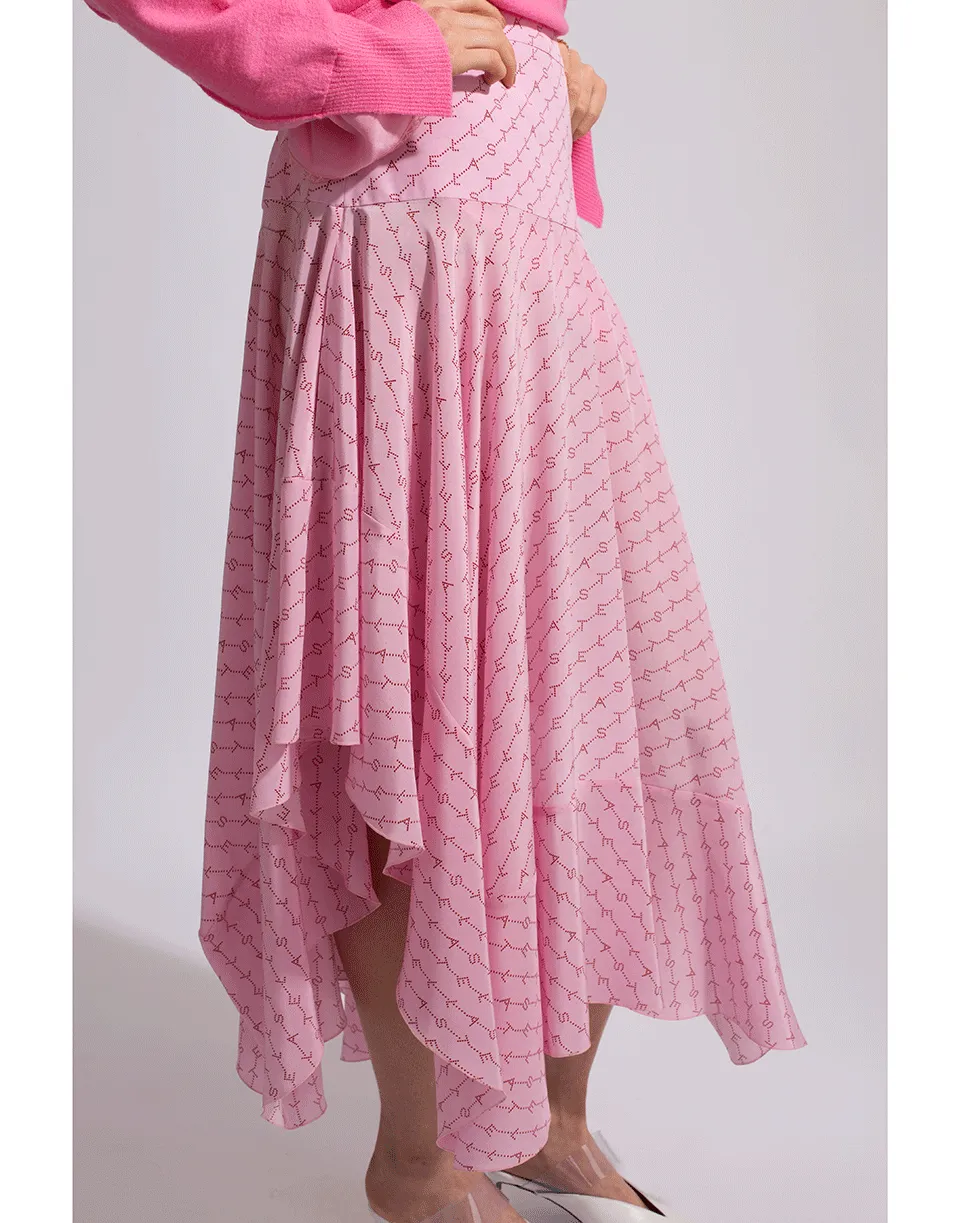 Asymmetrical Layered Poppy Skirt