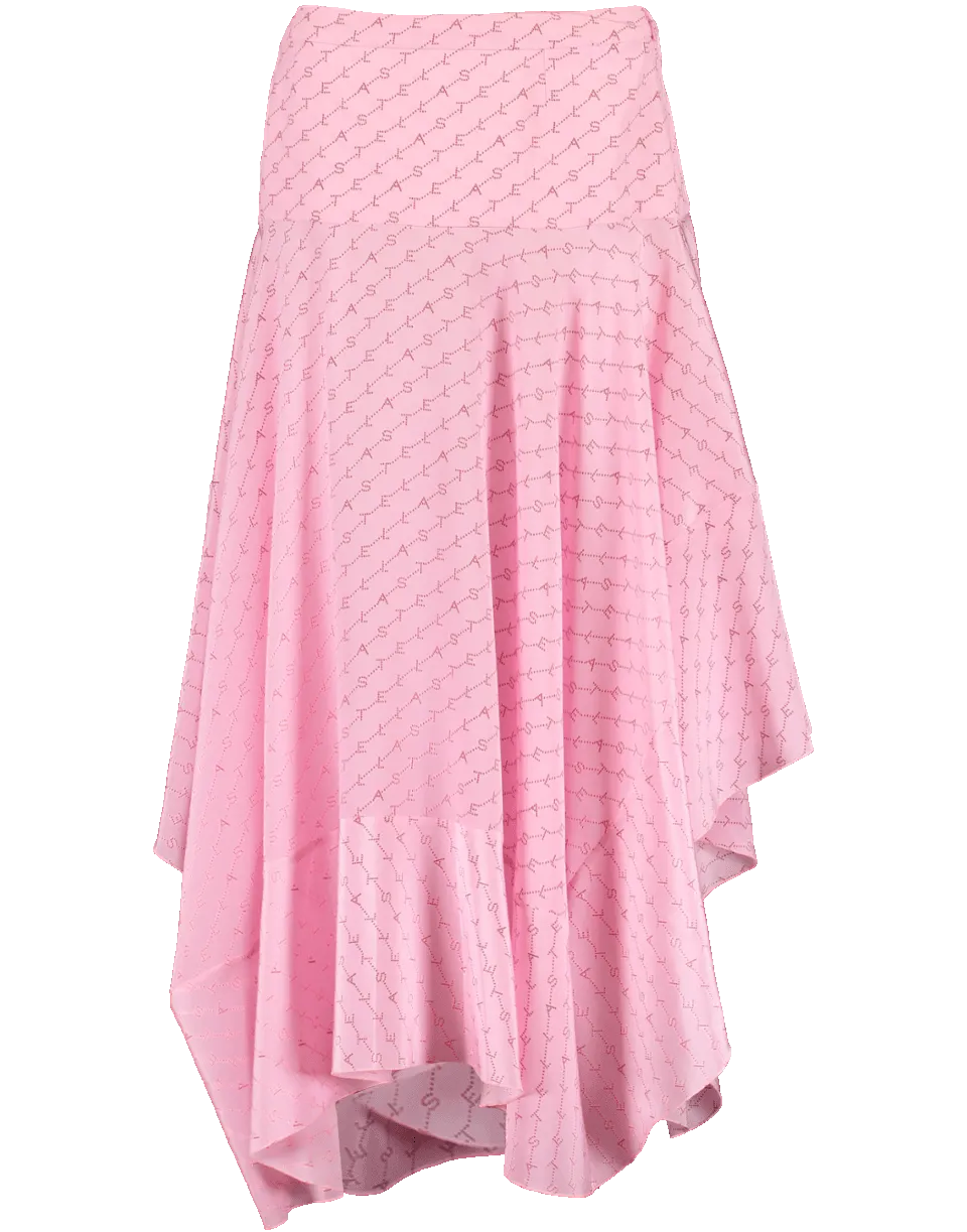 Asymmetrical Layered Poppy Skirt