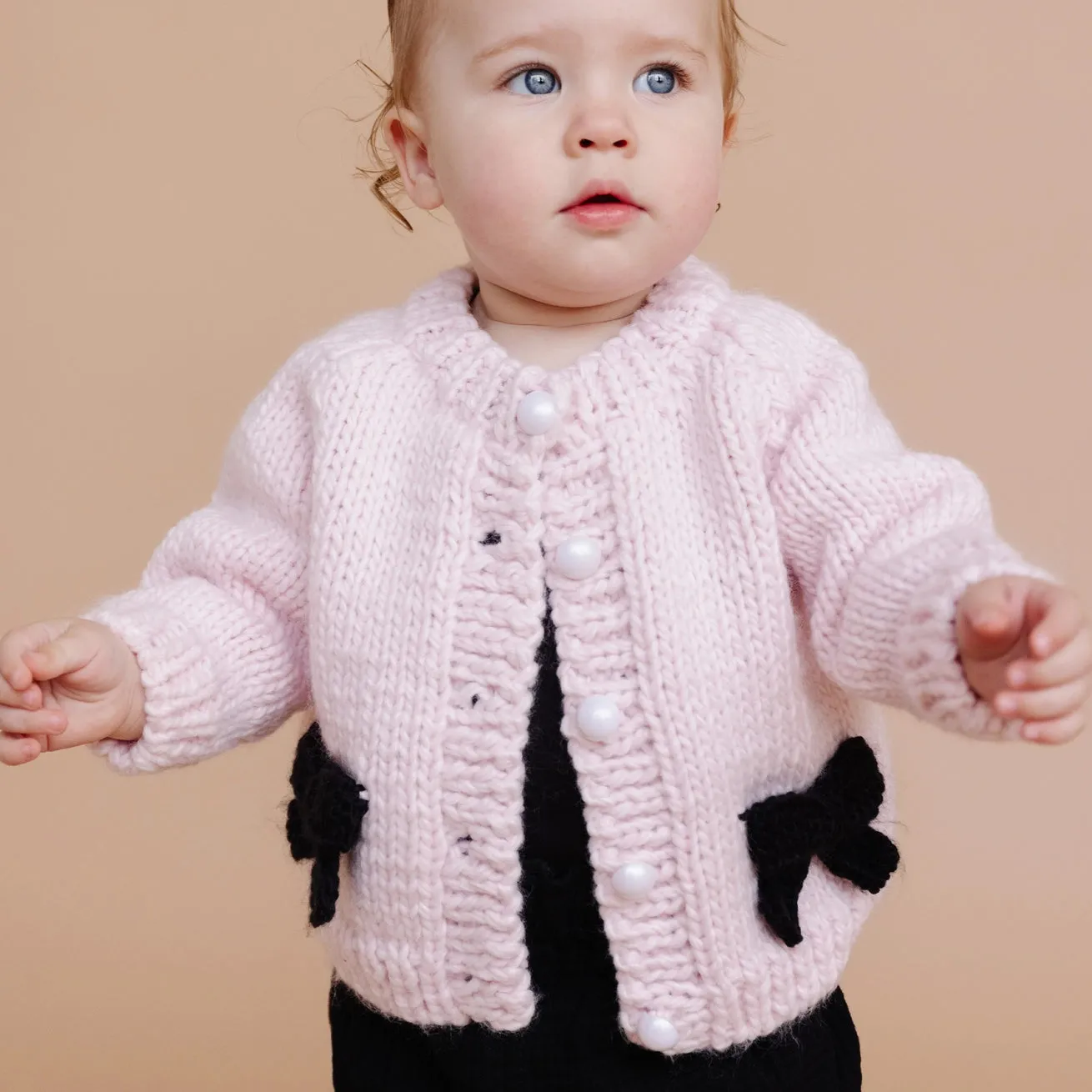 Baby & Toddler Bow Sweater Cardigan