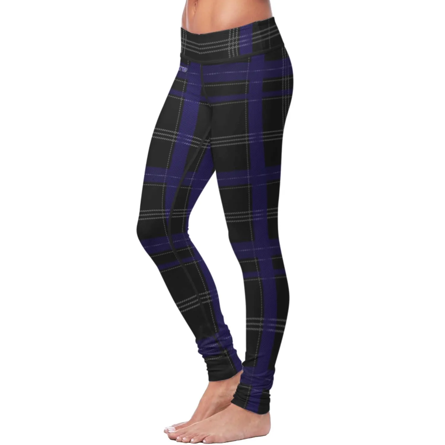 Baltimore Football Plaid Leggings
