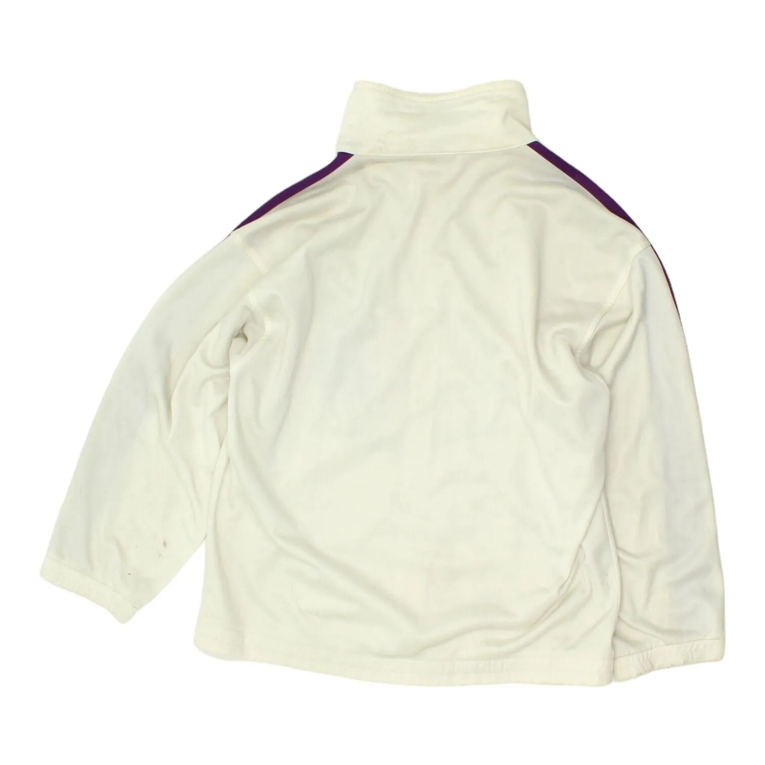 Belfe Paint Splatter Mens White Track Jacket | Vintage Designer Sportswear VTG