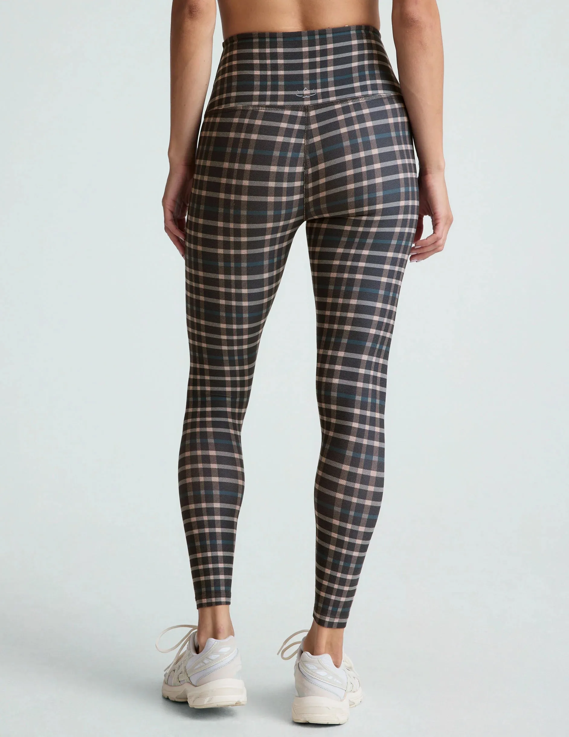 Beyond Yoga Preppy Plaid SoftMark High Waisted Midi Legging