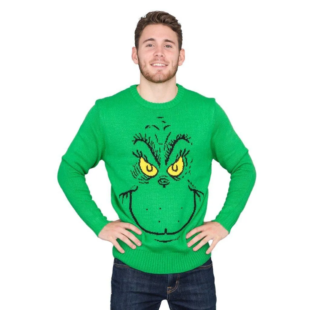 Big Face Grinch Sweater