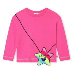 Billieblush U15B97 - Bright Pink Long Sleeve T-Shirt