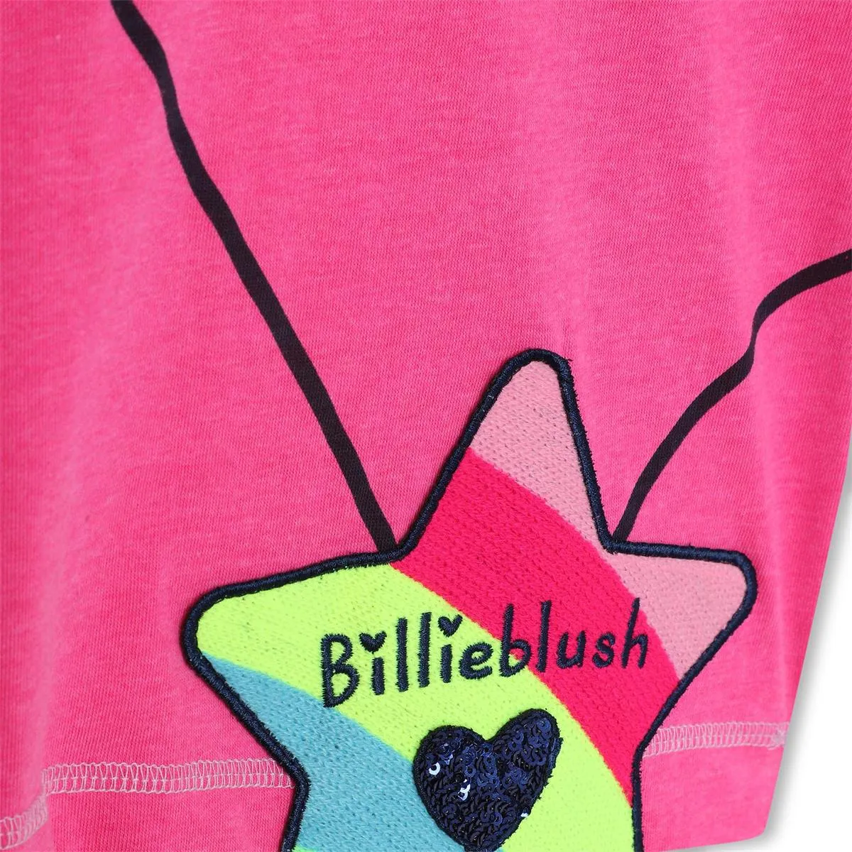 Billieblush U15B97 - Bright Pink Long Sleeve T-Shirt