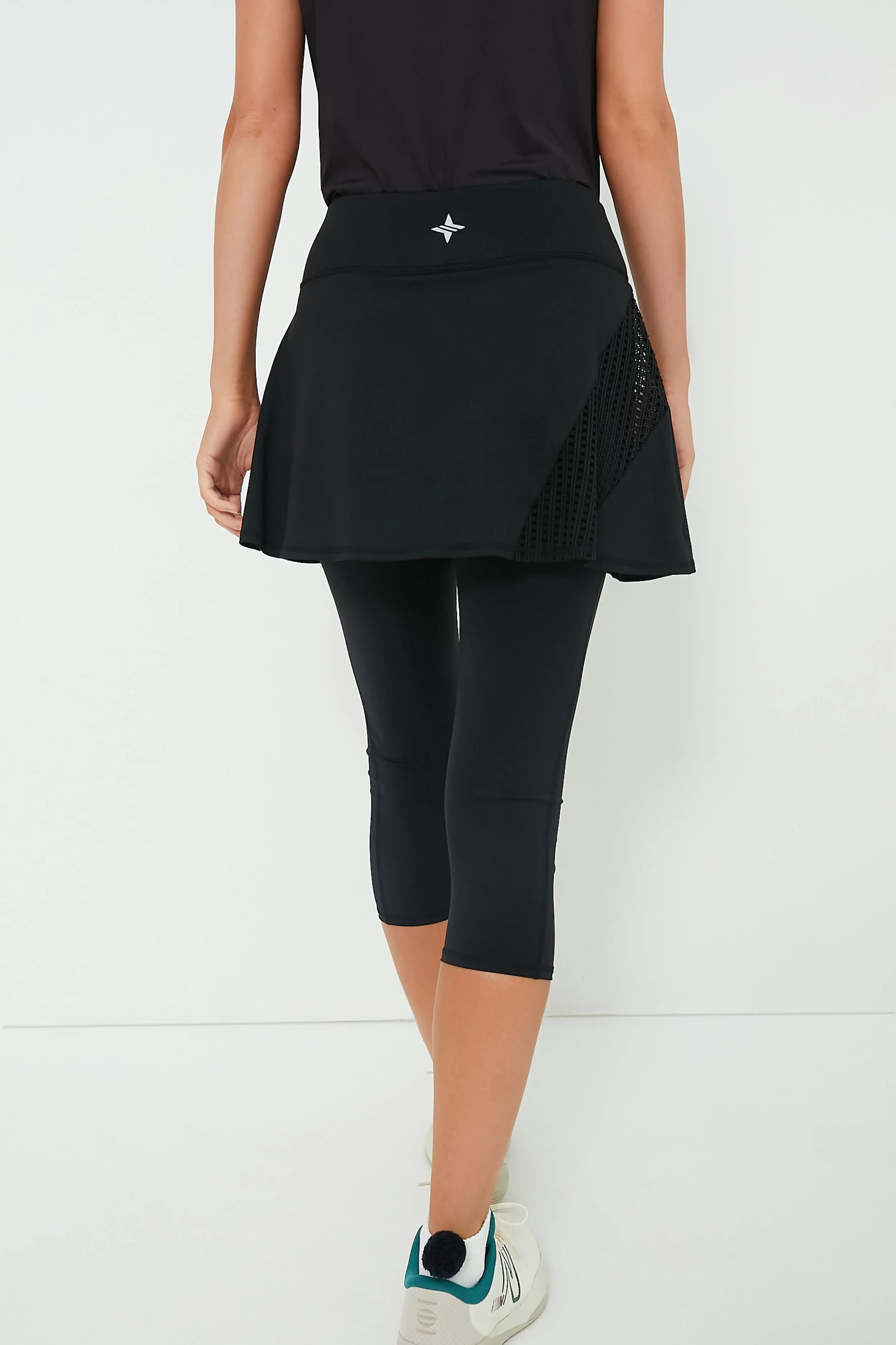 Black Jesse Skirted Capri