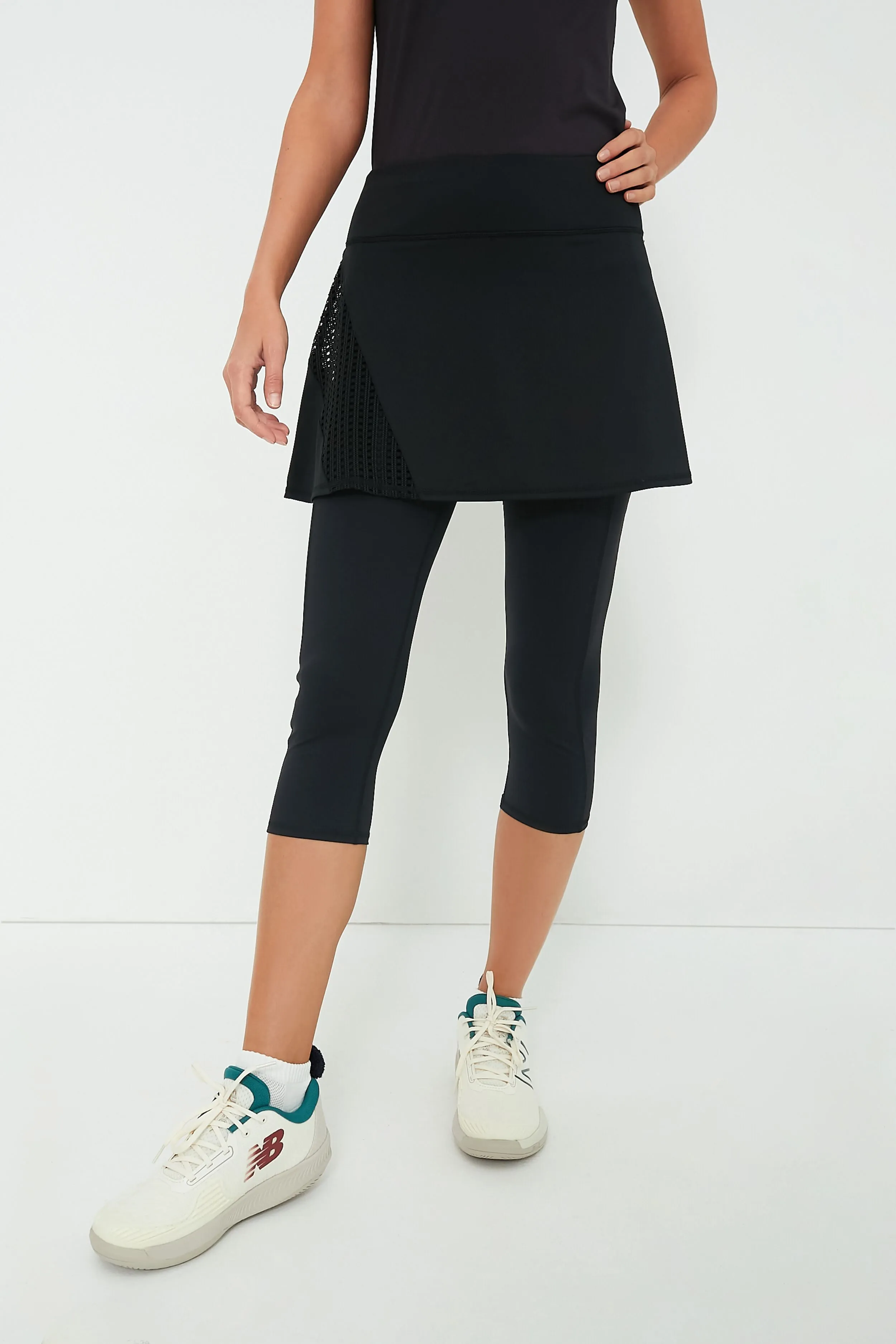 Black Jesse Skirted Capri