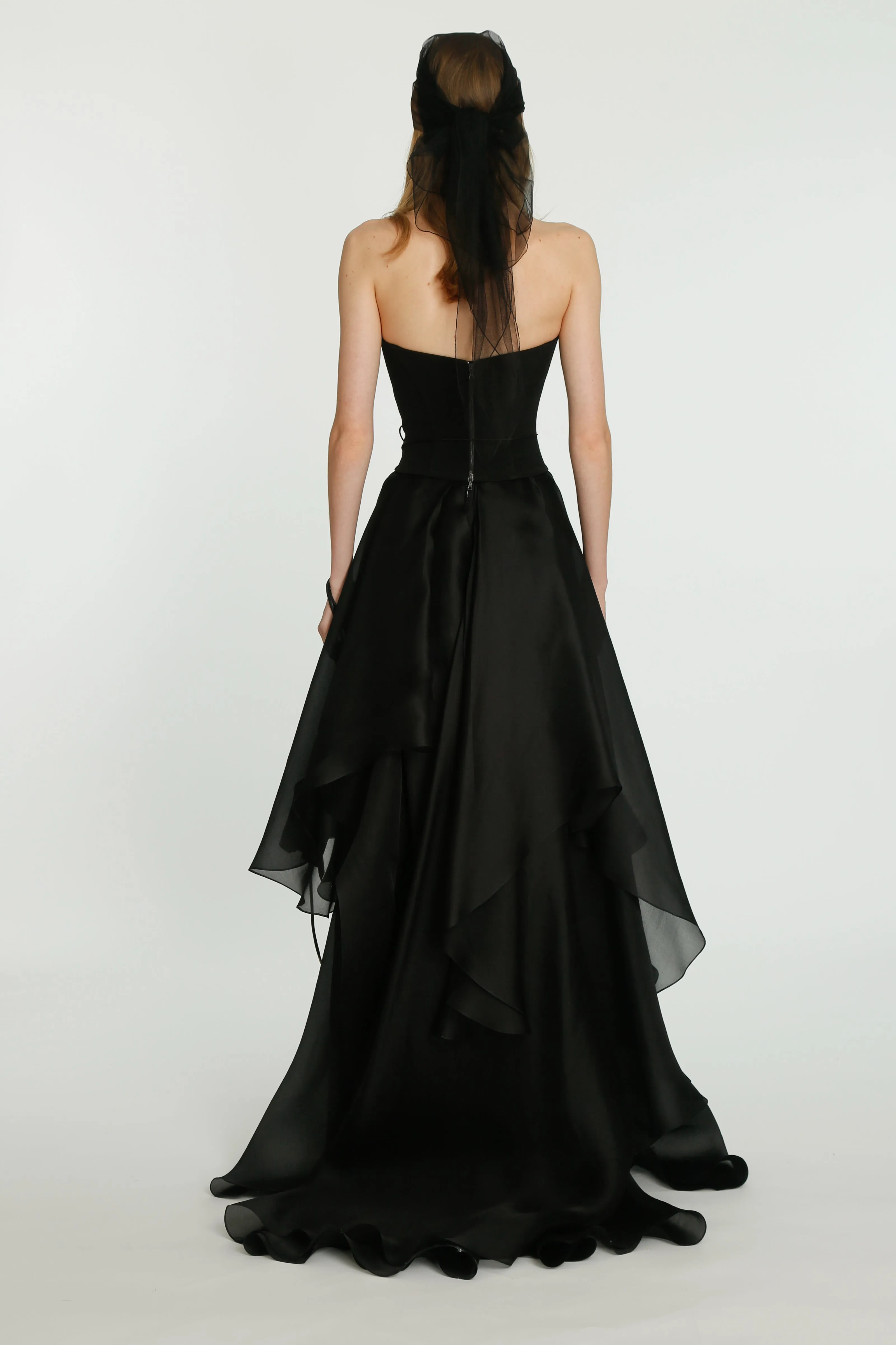 Black Multi-Layered Skirt