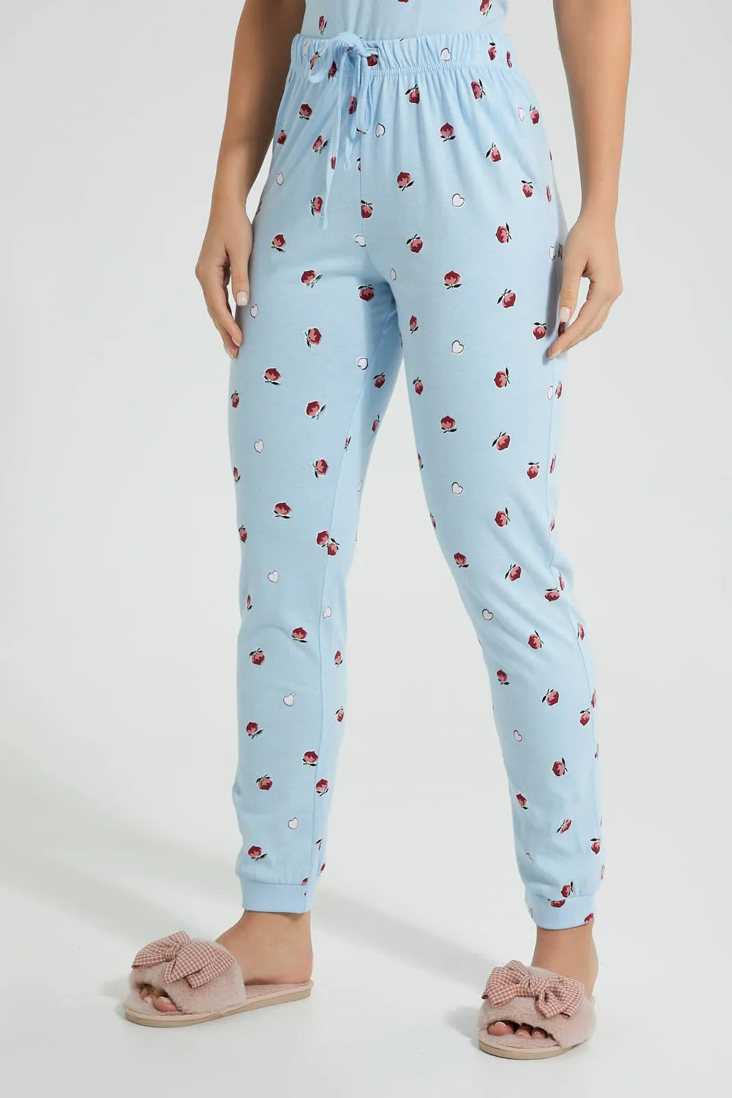Blue Heart Pyjama Set (2 Piece)