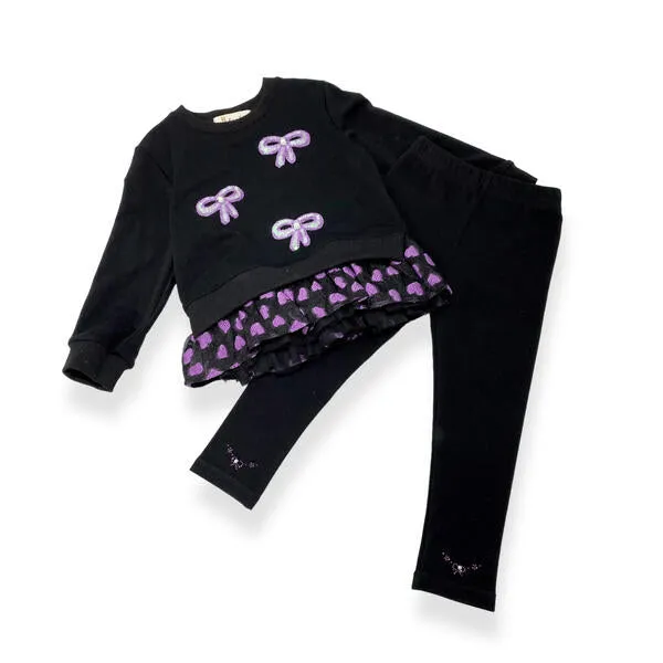 Bow Embellished Leggings