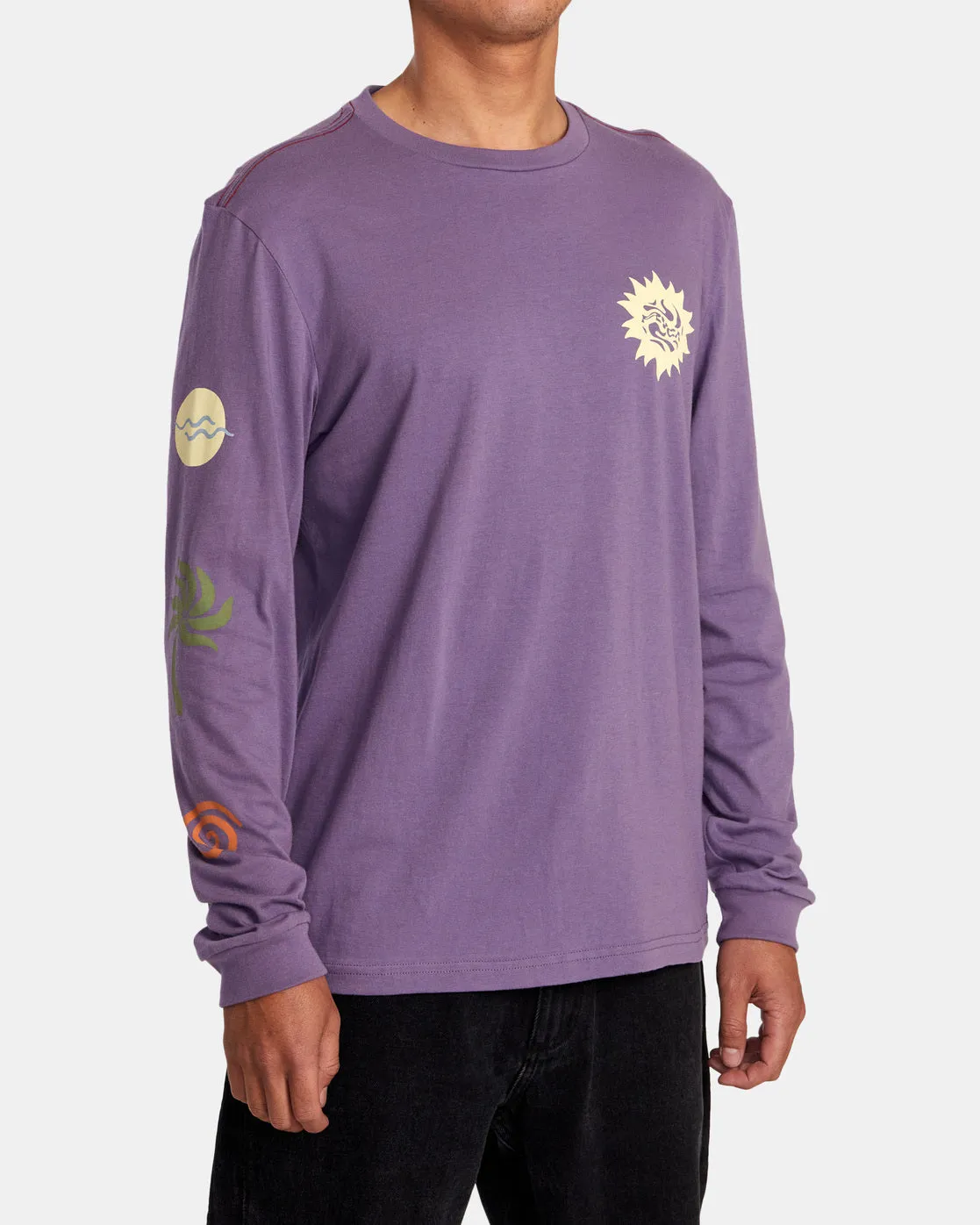 Breeze Long Sleeve Tee - Dusty Grape