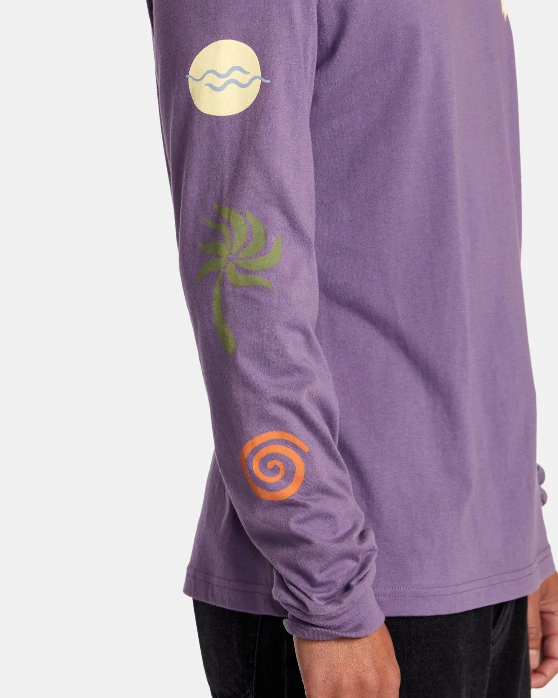 Breeze Long Sleeve Tee - Dusty Grape
