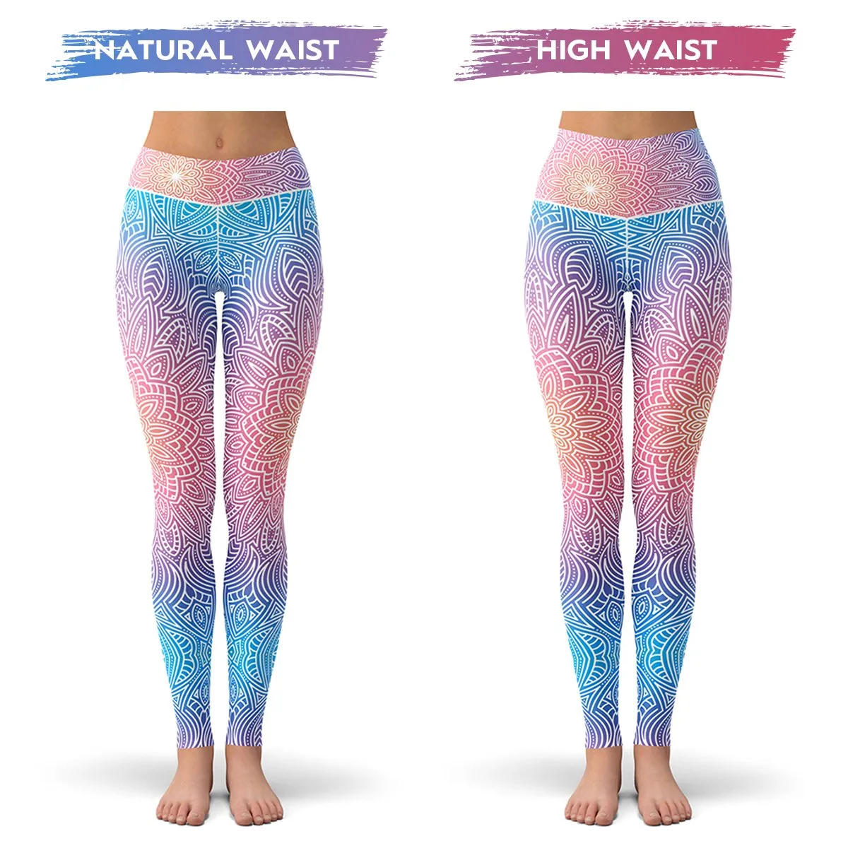 Bright Vibes Mandala Leggings