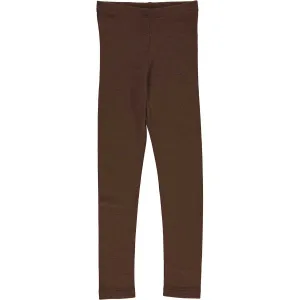 Brown Mist Merino Wool Leggings