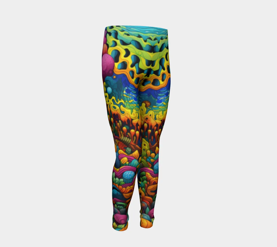 BUBBLEZ YOUTH LEGGINGS | ACIDMATH AI