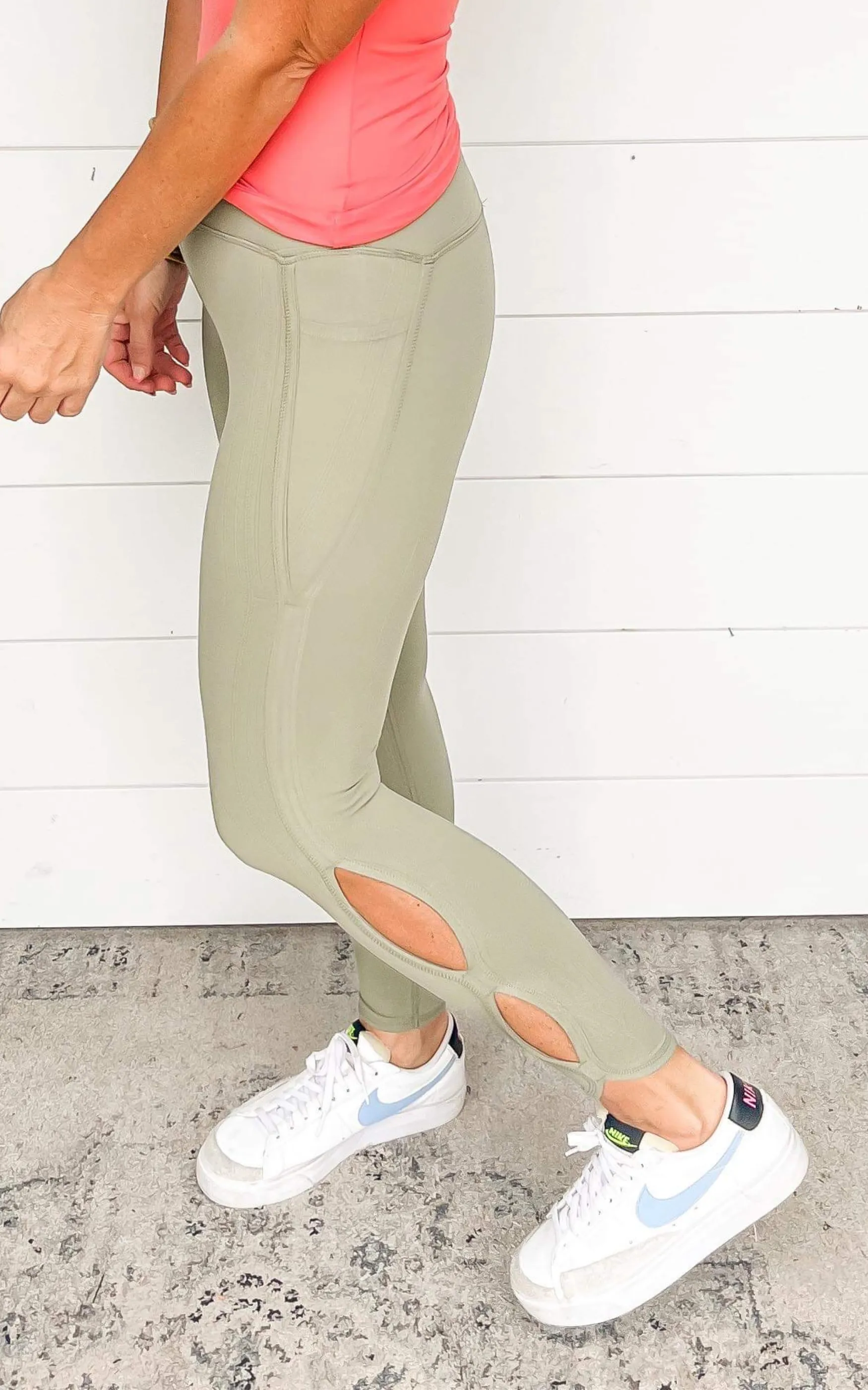 Butter High Rise Cropped Yoga Leggings | Rae Mode - Final Sale