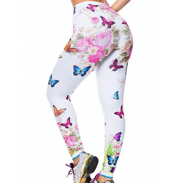 Butterfly Print Leggings