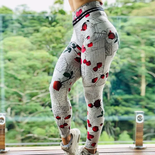 Butterfly Print Leggings