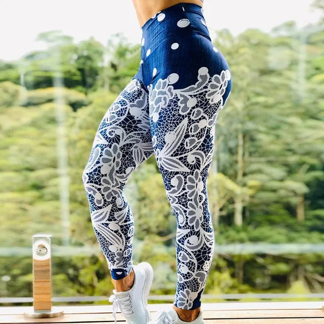 Butterfly Print Leggings