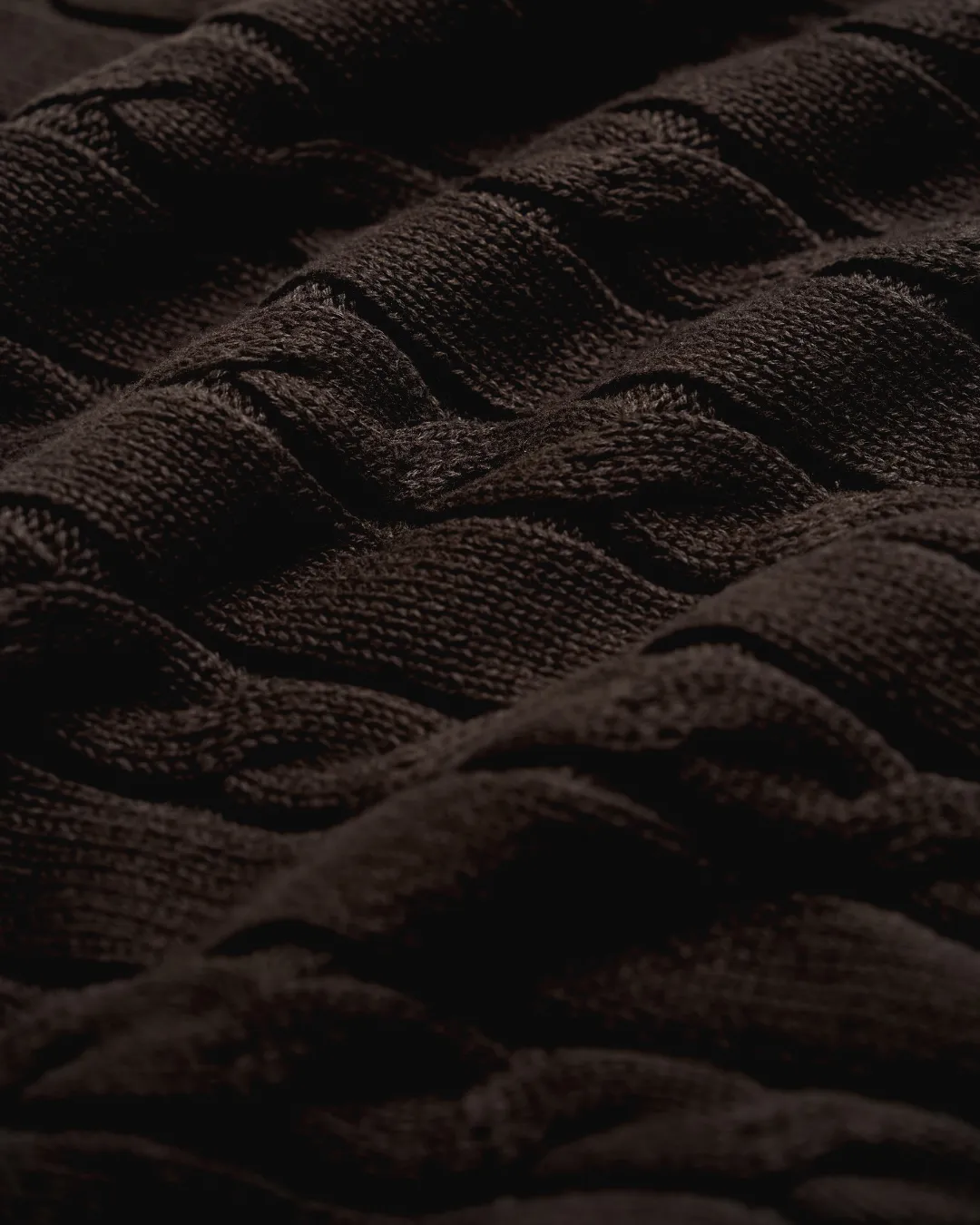Cable Knit V-neck