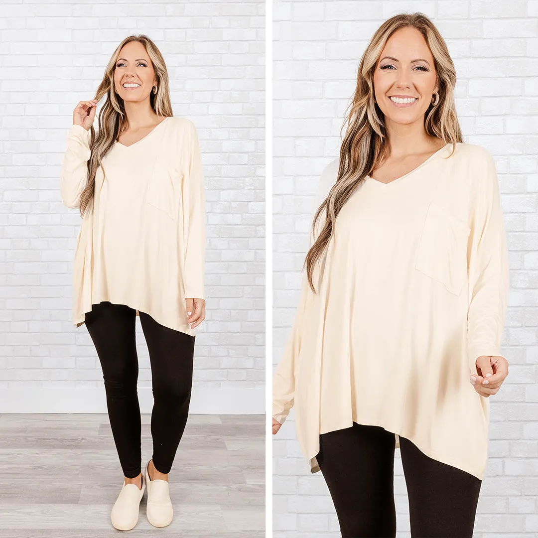 Call Me Today Top, Cream