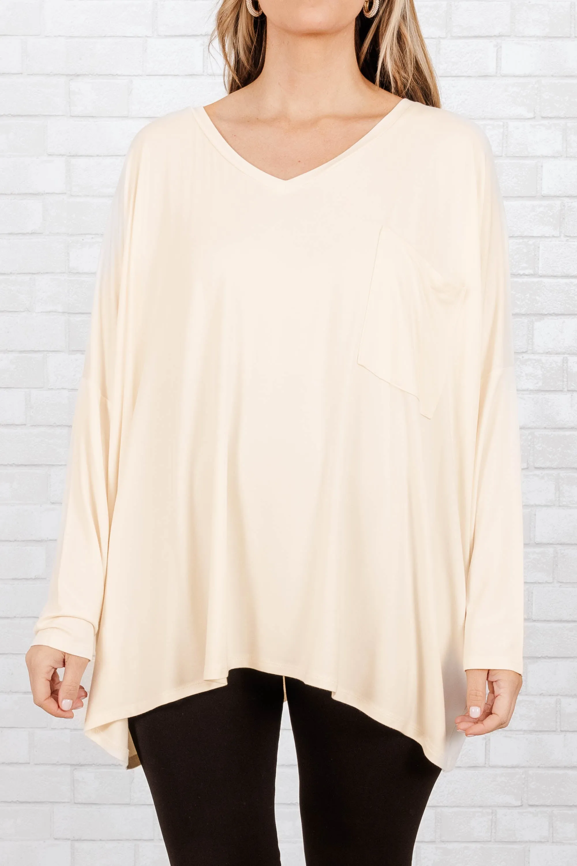 Call Me Today Top, Cream