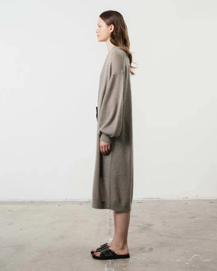 Carla Lounge Cardigan - Oyster Shell
