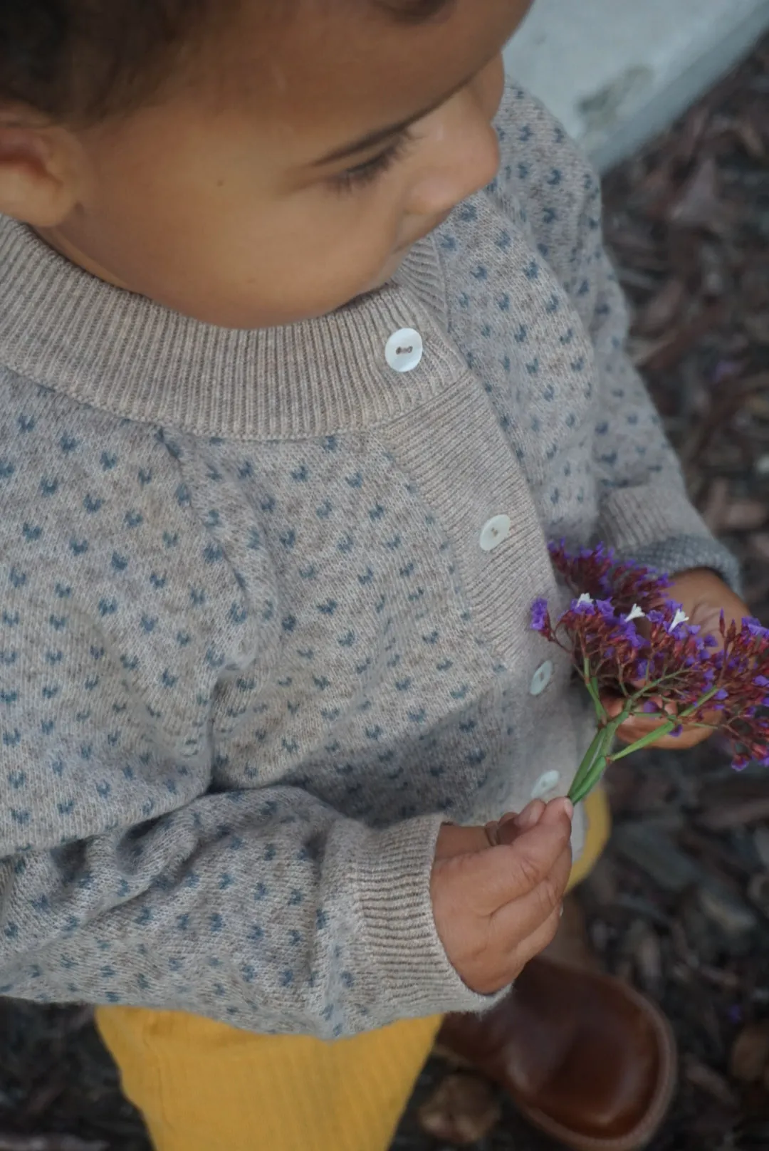 Cashmere Cardigan | Petit Coeur Natural