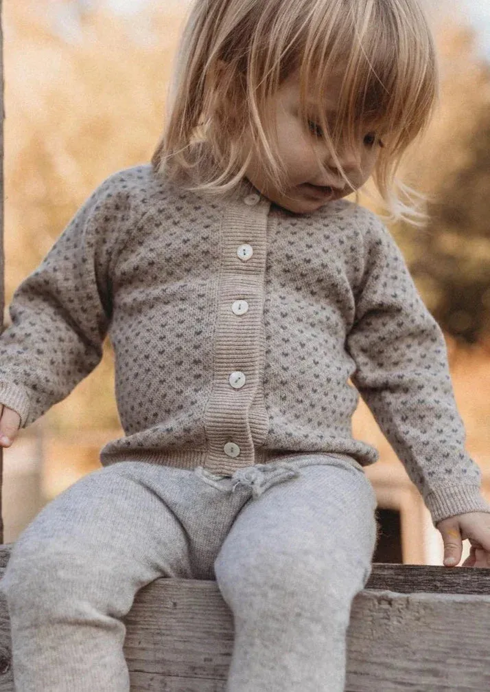 Cashmere Cardigan | Petit Coeur Natural