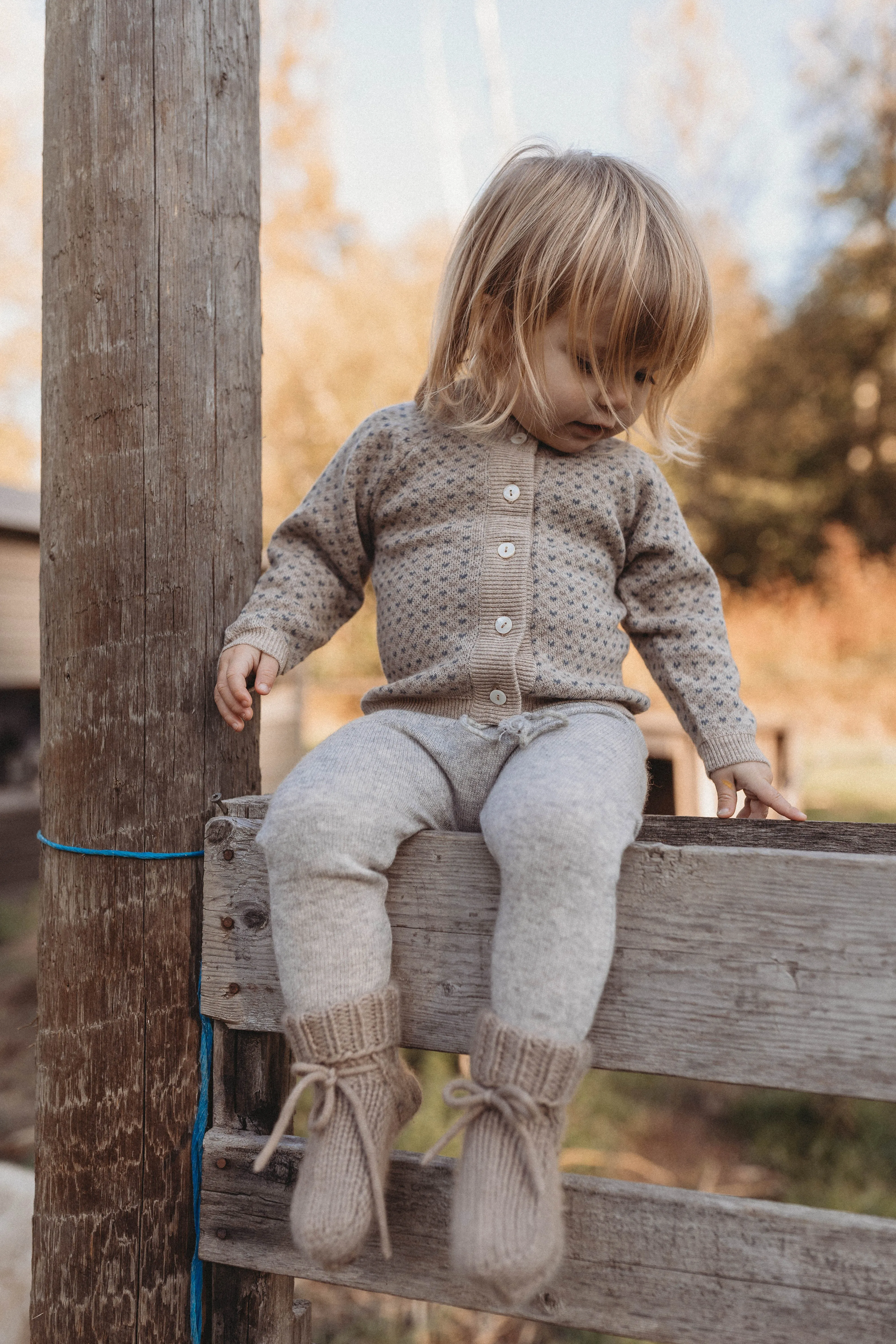 Cashmere Cardigan | Petit Coeur Natural