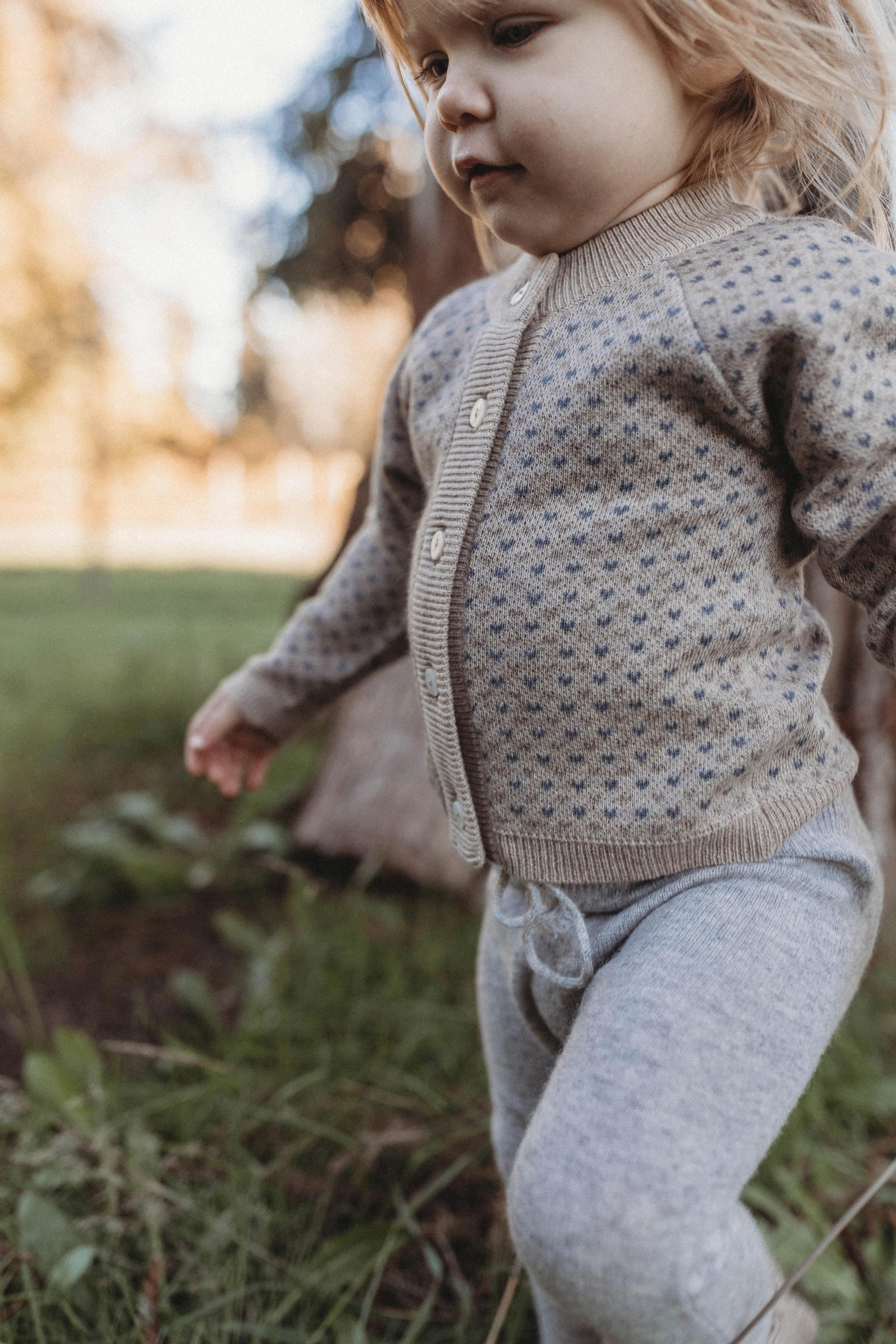 Cashmere Cardigan | Petit Coeur Natural